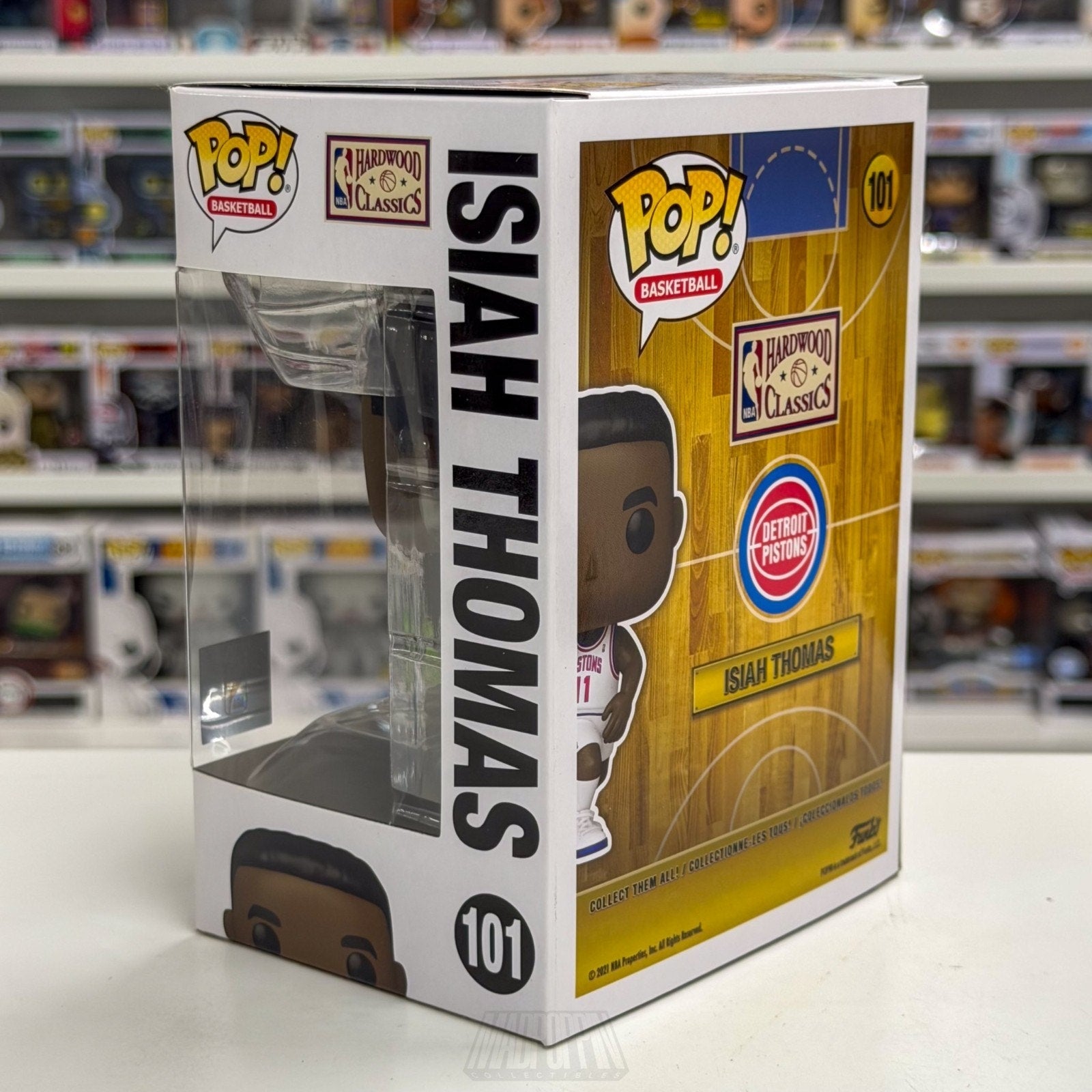 Funko Pop NBA Basketball Detroit Pistons Isiah Zeke Thomas 101 PG Vinyl Figure