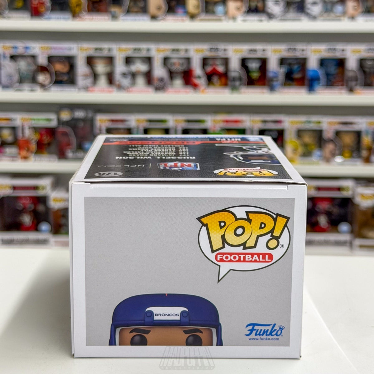 Funko Pop NFL Football Denver Broncos Russell Wilson 178 Quarterback Toy Figure