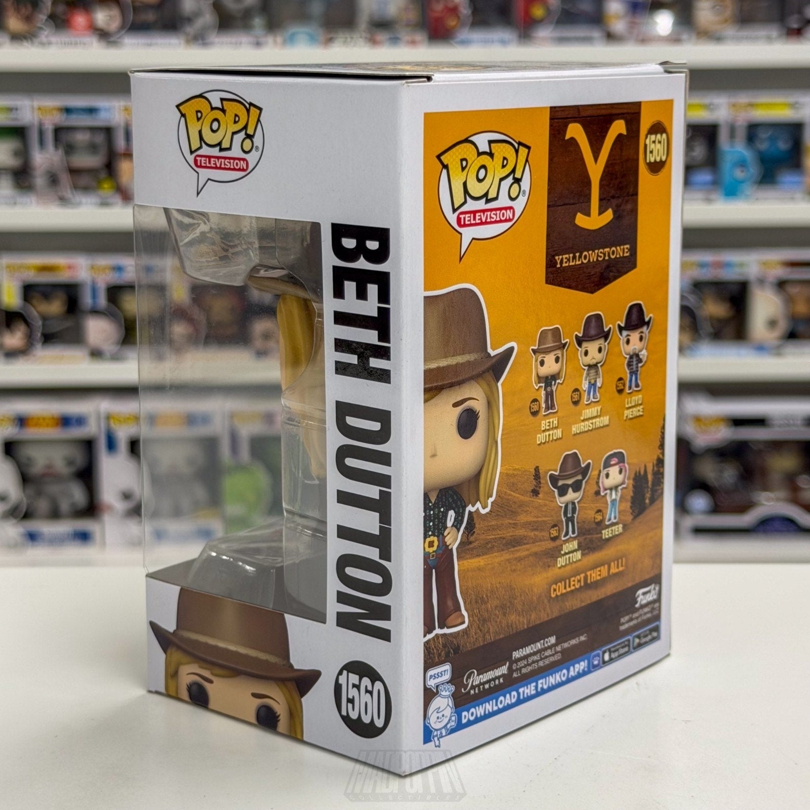Funko Pop TV Yellowstone Beth Dutton 1560 Neo Western Drama Show Vinyl Figure