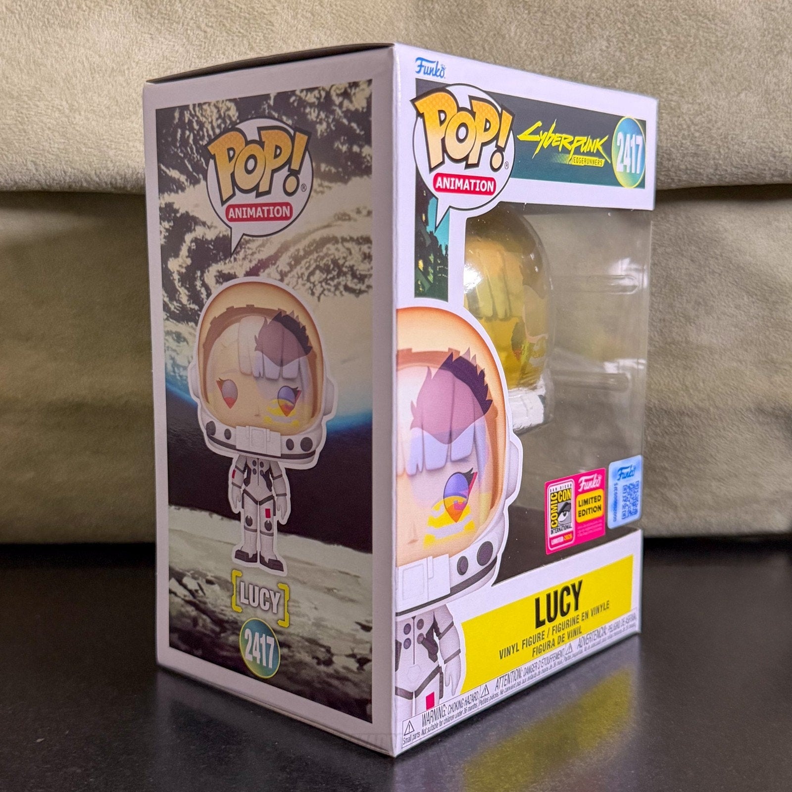 Funko Pop Animation Cyberpunk Edgerunners Lucy 2417 SDCC 2026 Toy Vinyl Figure