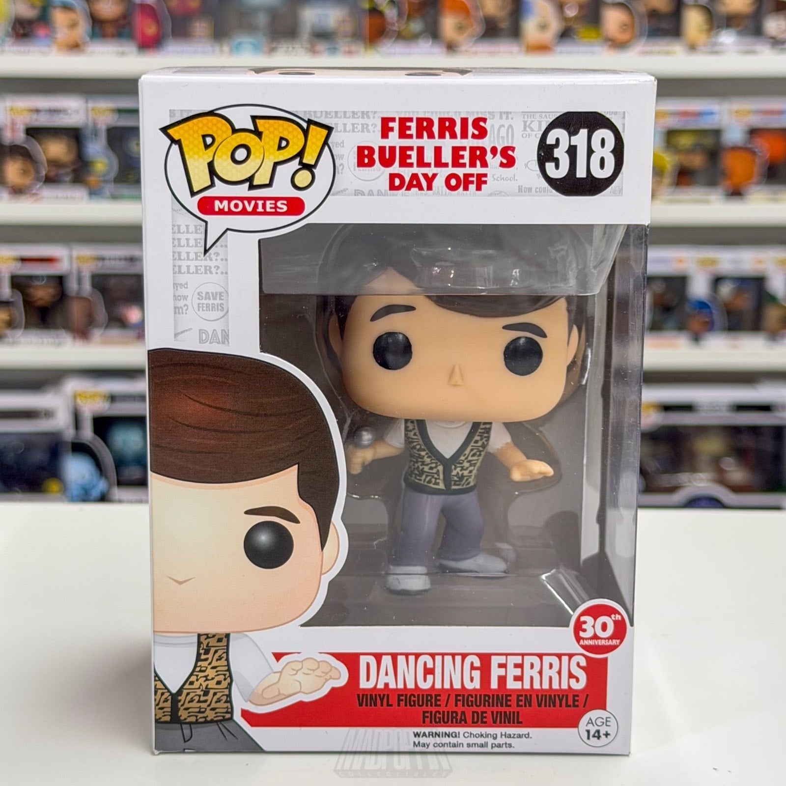 Funko Pop Movies Dancing Ferris Bueller's Day Off 318 Teen Comedy 80s Toy Figure