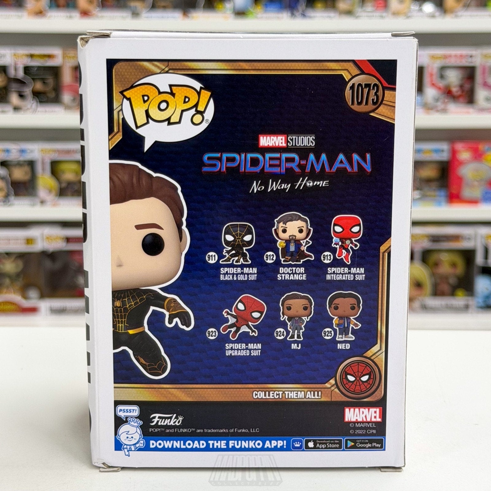 Funko Pop Marvel Spider-Man No Way Home Unmasked AAA Anime 1073 Toy Vinyl Figure