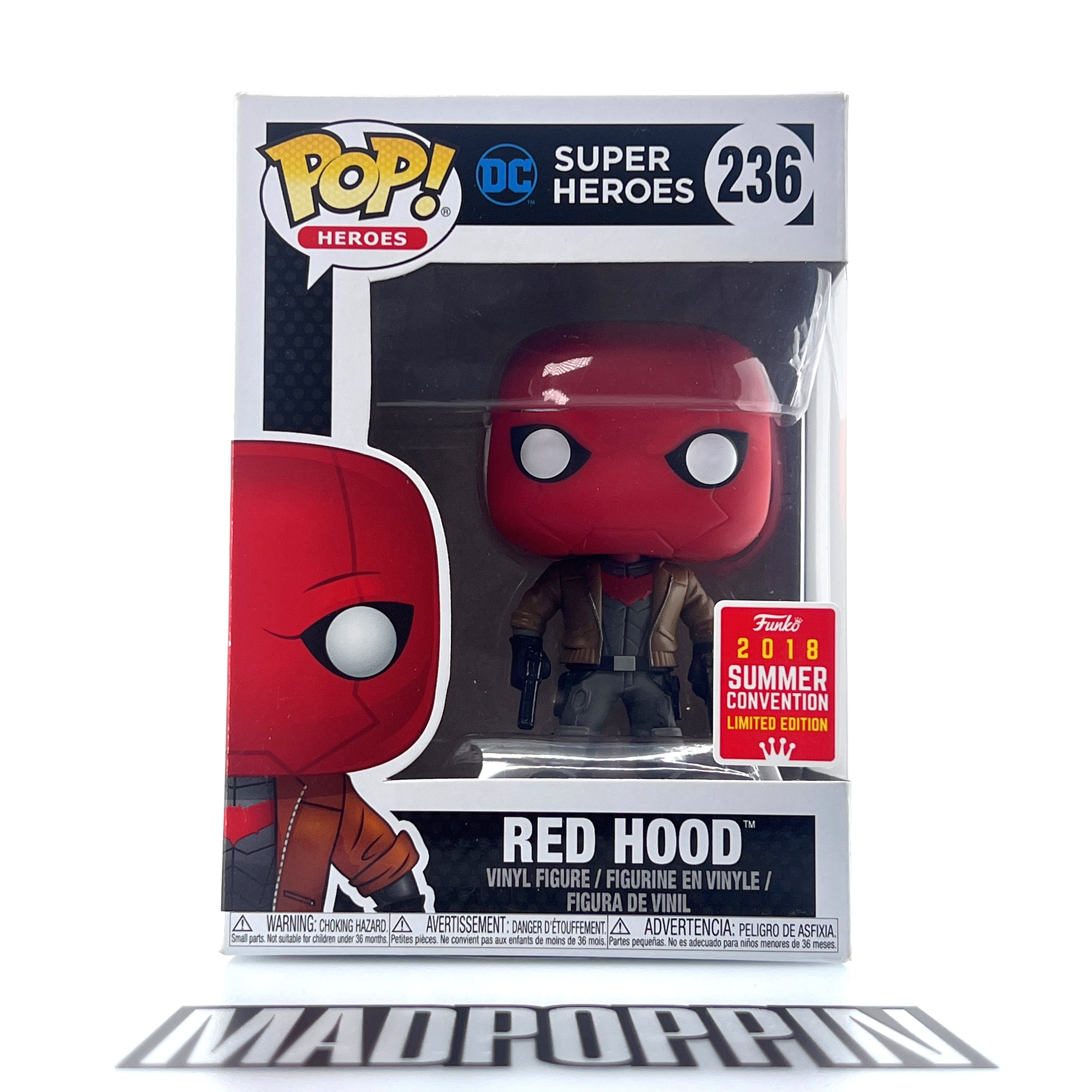 Funko Pop DC Super Heroes Red Hood Summer Convention SDCC #236