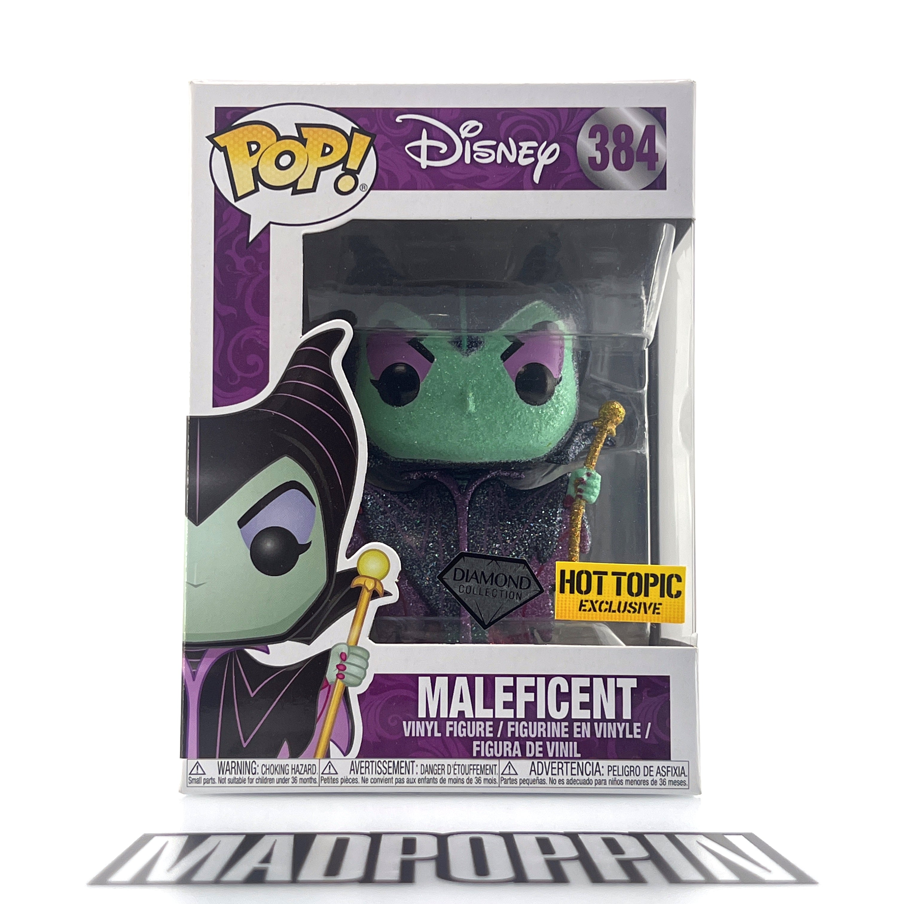 Funko Pop Disney Sleeping Beauty Maleficent Diamond Hot Topic #384