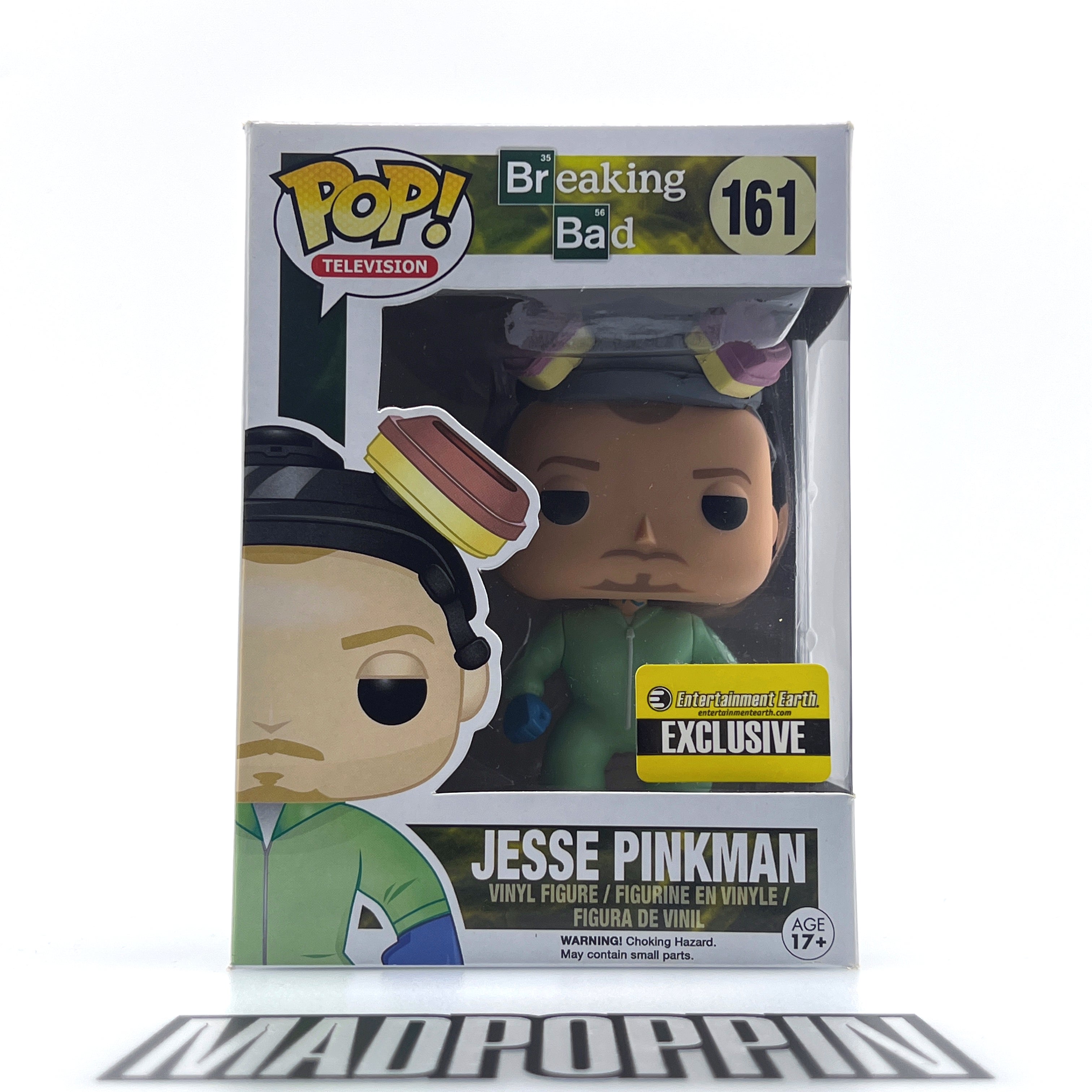Funko Pop TV Breaking Bad Jesse Pinkman Haz Mat Suit Green Entertainment Earth 161