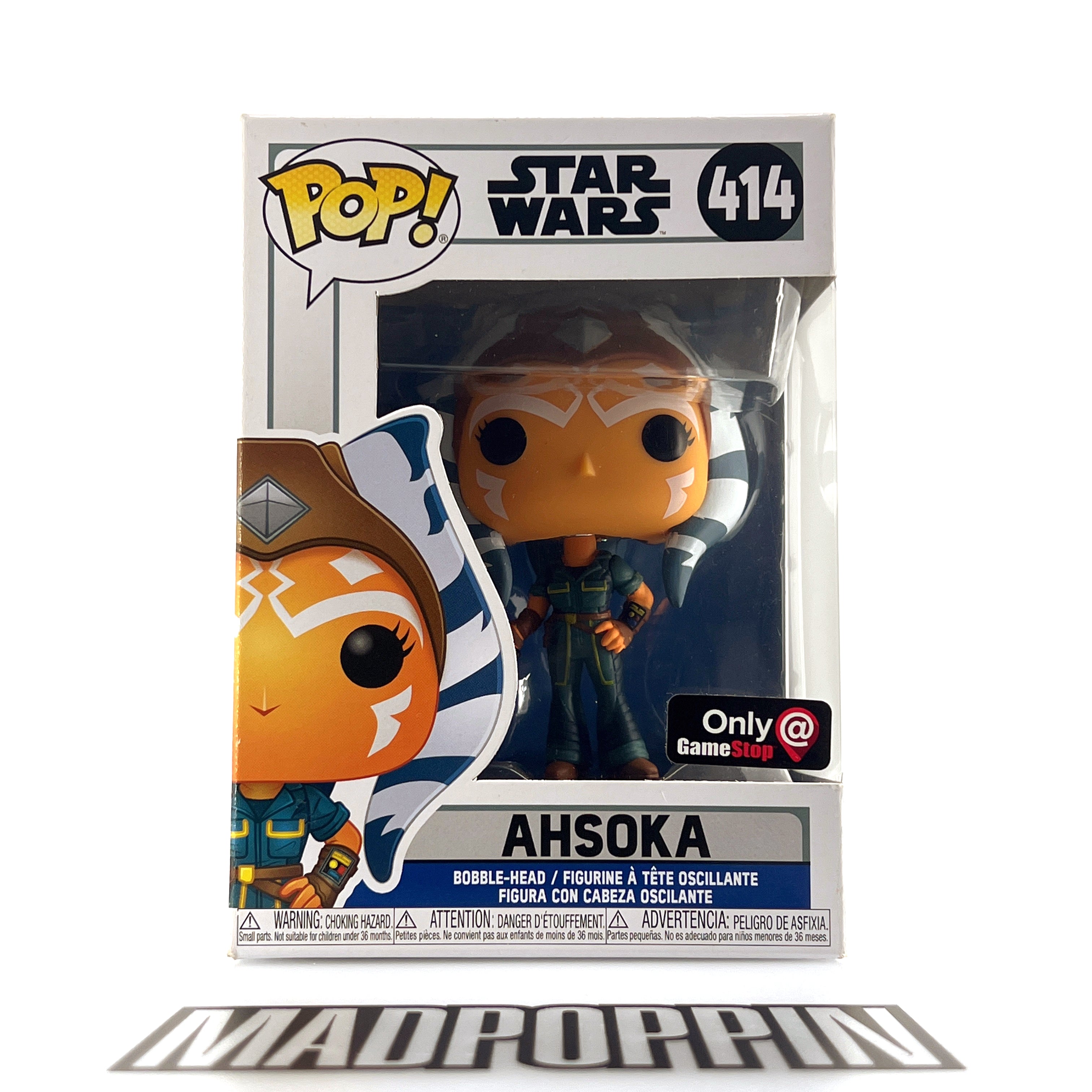 Funko Pop Star Wars The Clone Wars Ahsoka Mechanic GameStop #414