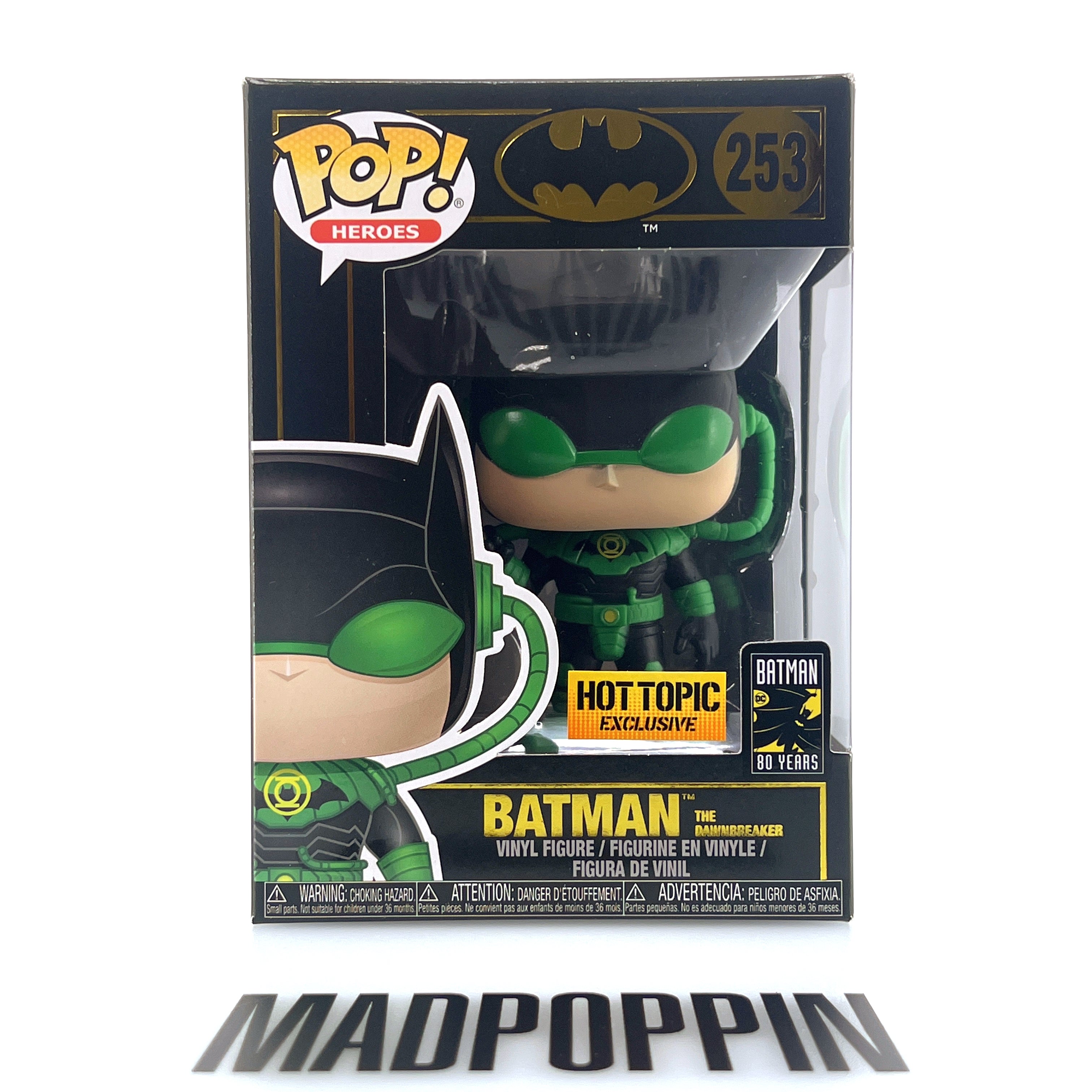 Funko Pop DC Batman 80 Years Batman The Dawnbreaker Hot Topic Exclusive #253