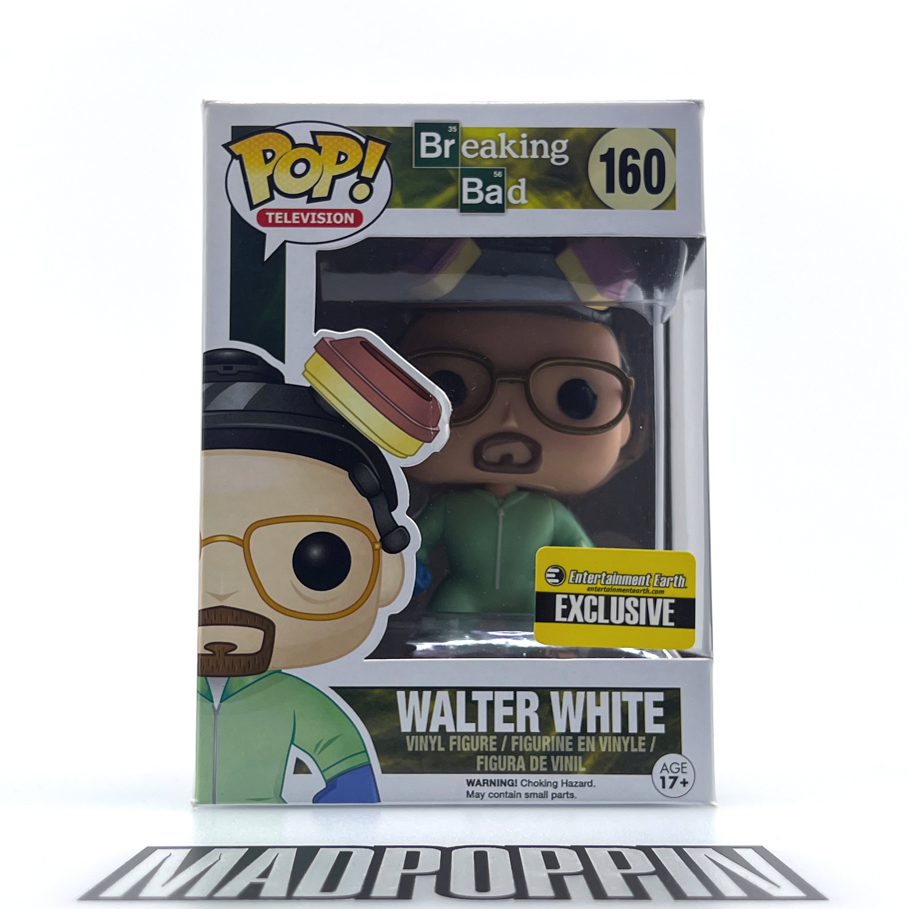 Funko Pop TV Breaking Bad Walter White Haz Mat Suit Green Entertainment Earth 160