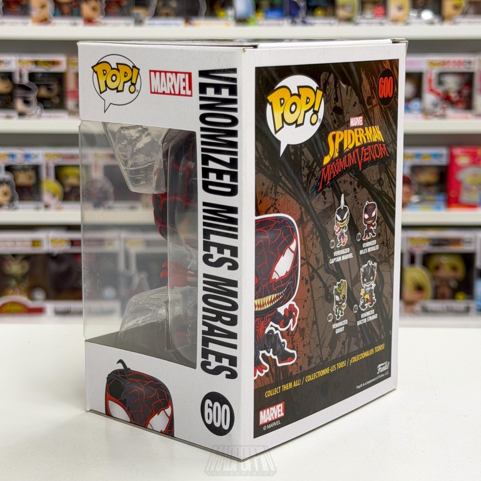 Funko Pop Marvel Spider-Man Maximum Venomized Miles Morales 600 Toy Vinyl Figure