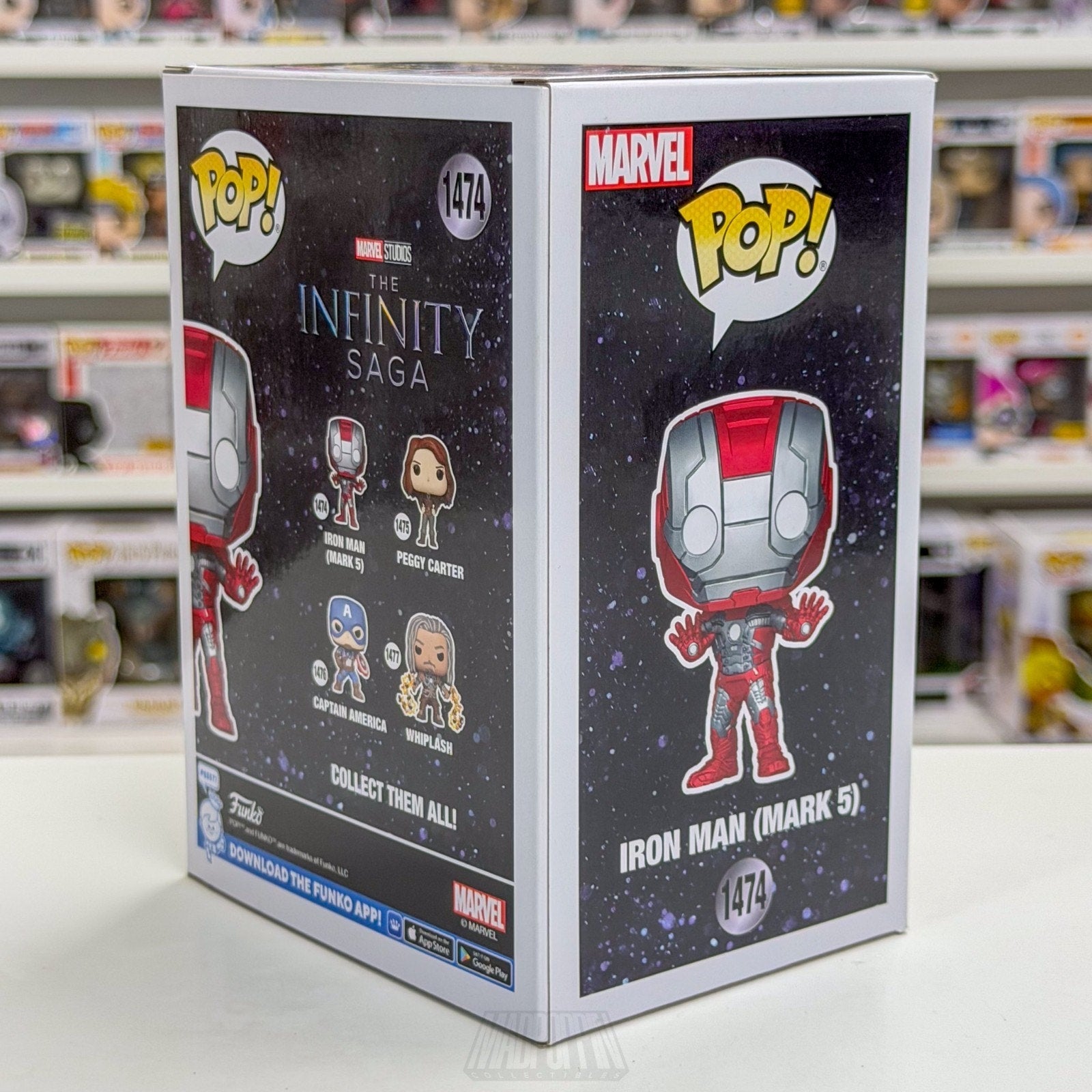 Funko Pop Marvel Studios The Infinity Saga Iron Man Mark 5 1474 Toy Vinyl Figure