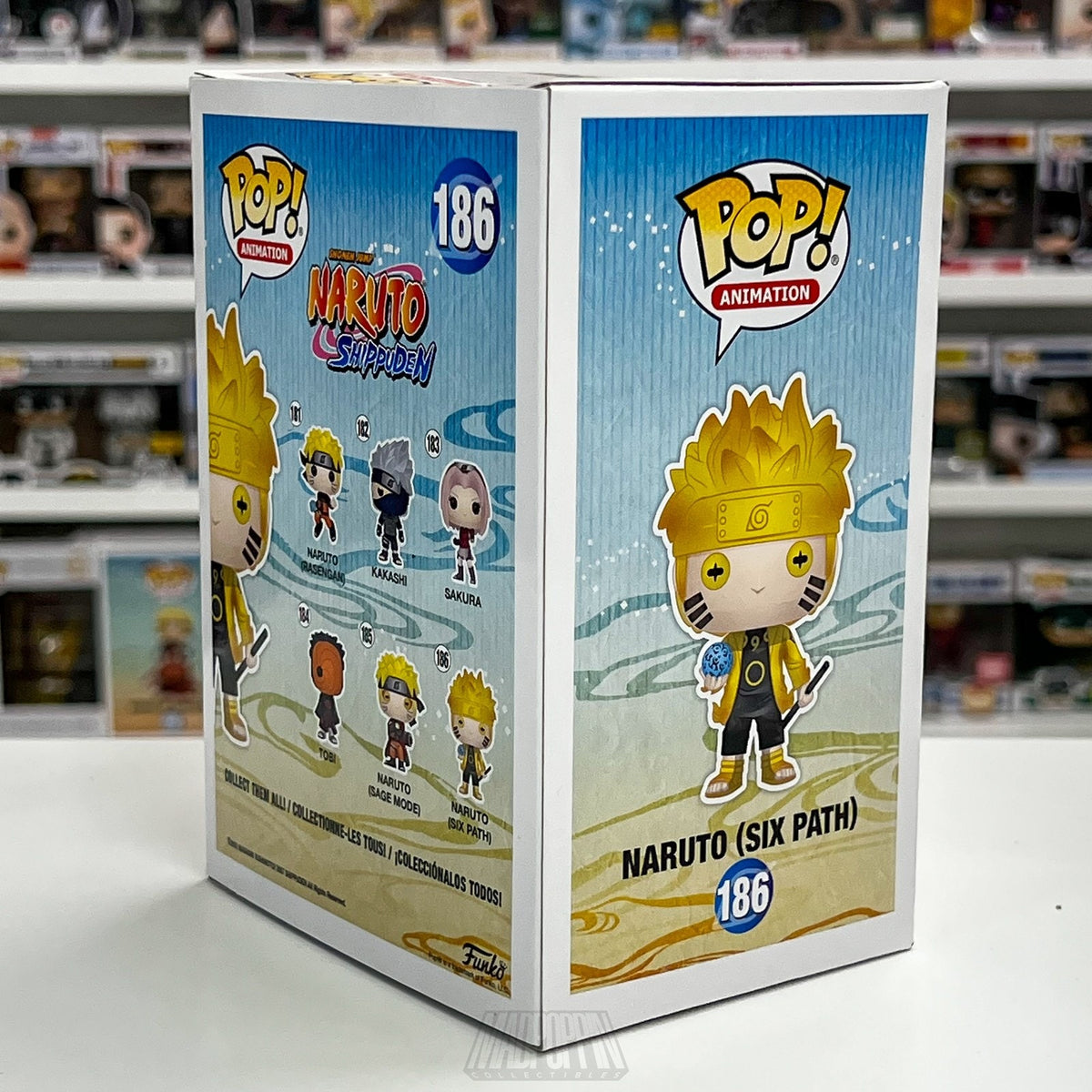 Funko Pop Anime Naruto Six Path Special Edition 186 Shippuden Manga Vinyl Figure