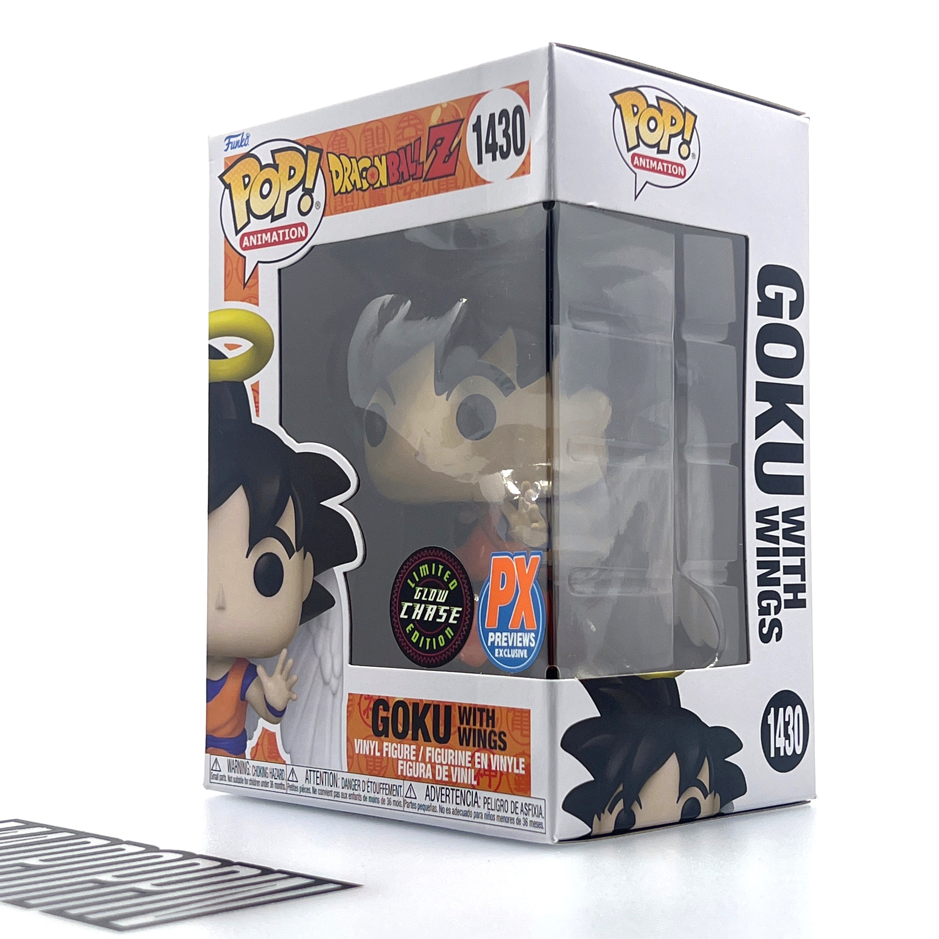 Funko Pop Anime Dragon Ball Z Goku With Wings Chase Glow in the Dark PX #1430