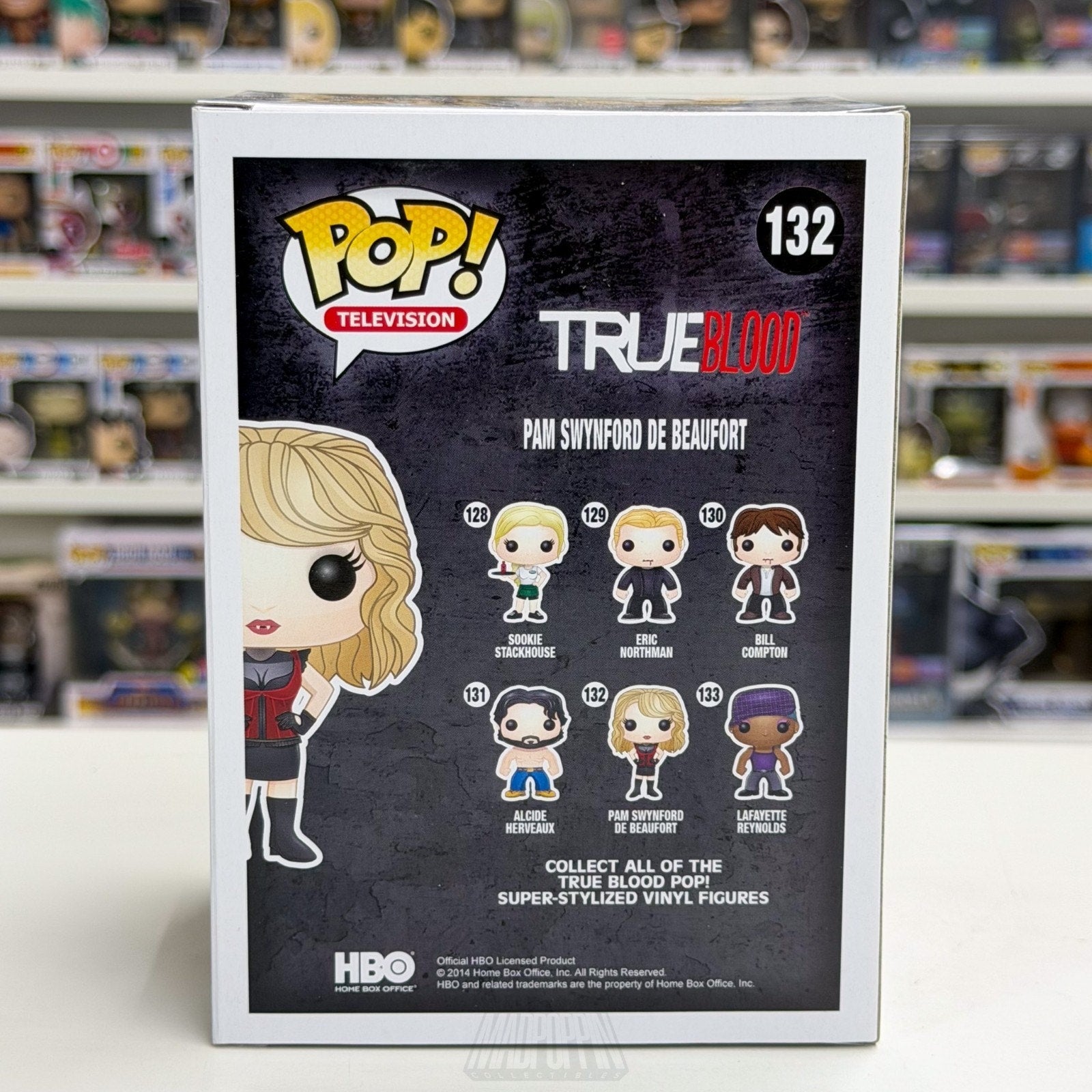 Funko Pop TV True Blood Pam Swynford de Beaufort 132 Vampire Horror Vinyl Figure