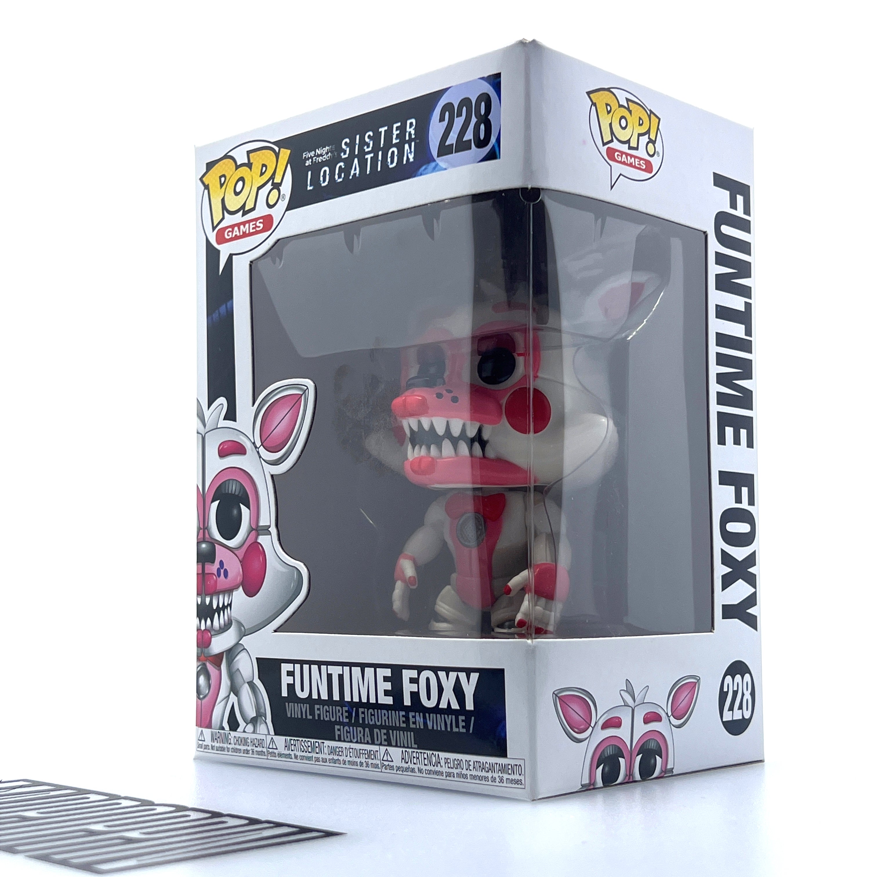 Funko Pop Games Five Nights at Freddy's Sister Location Funtime Foxy Vaulted 228