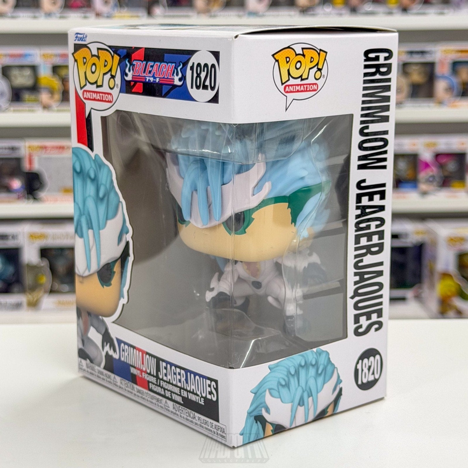 Funko Pop Anime Bleach Grimmjow Jeagerjaque 1820 Japanese Manga Toy Vinyl Figure