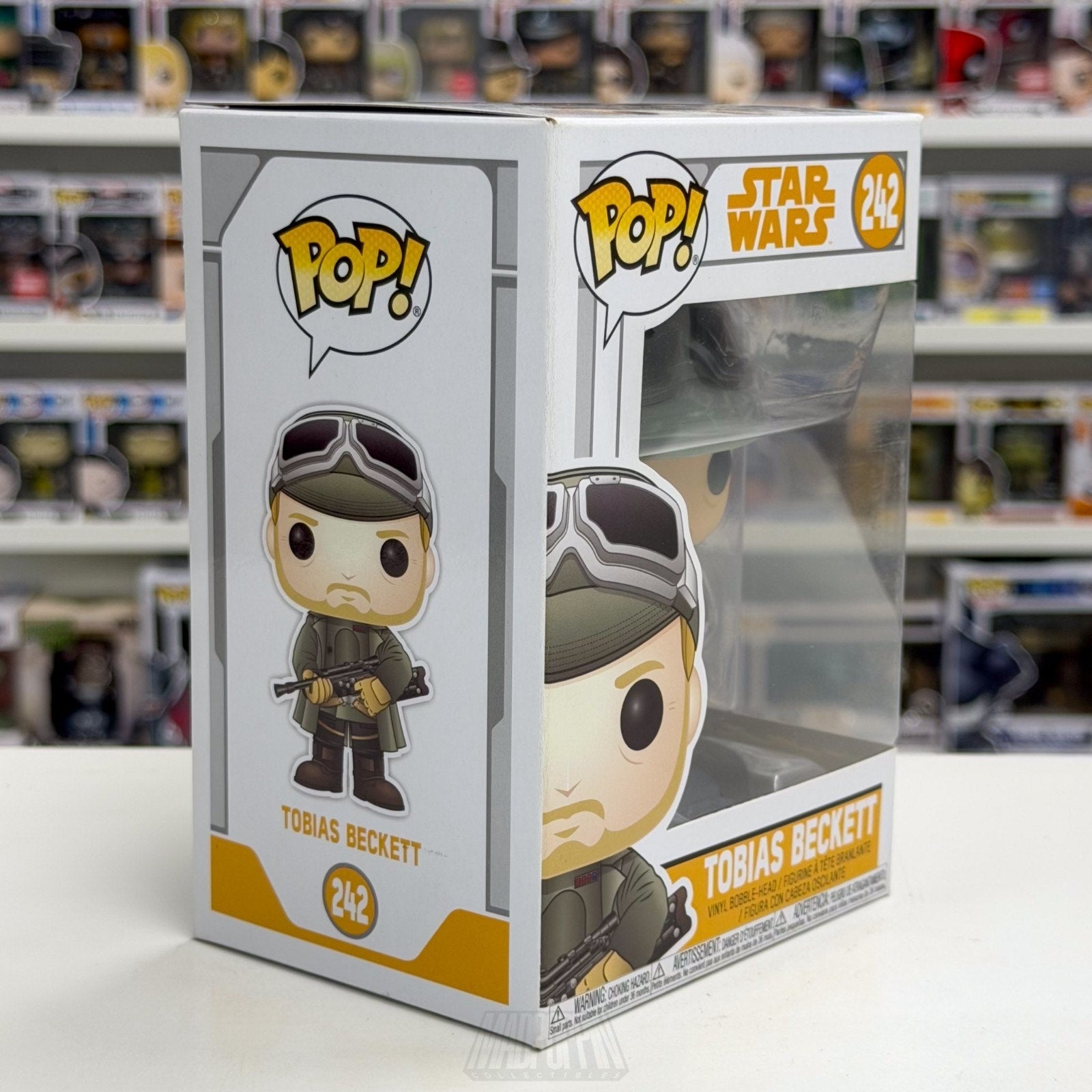 Funko Pop Star Wars Solo Story Tobias Beckett 242 Thief Crime Empire Toy Figure