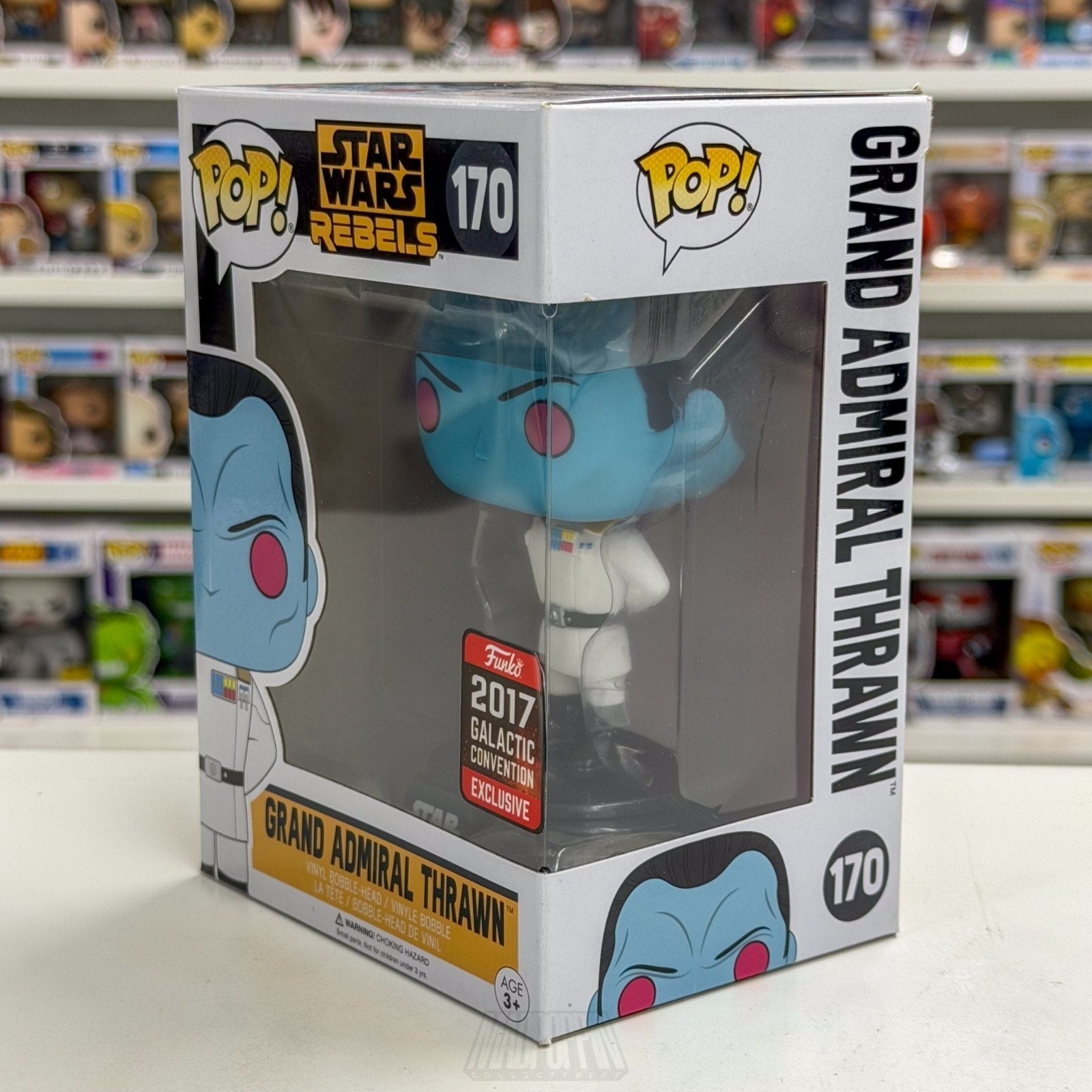Funko Pop Star Wars Rebels Grand Admiral Thrawn Galactic Con 170 Vinyl Figure