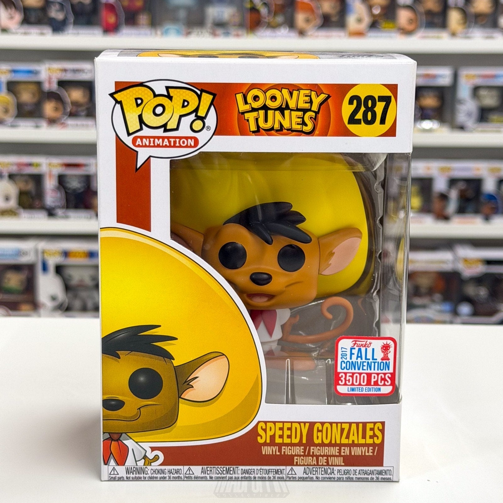 Funko Pop Animation Looney Tunes Speedy Gonzales NYCC 287 Cartoon Vinyl Figure