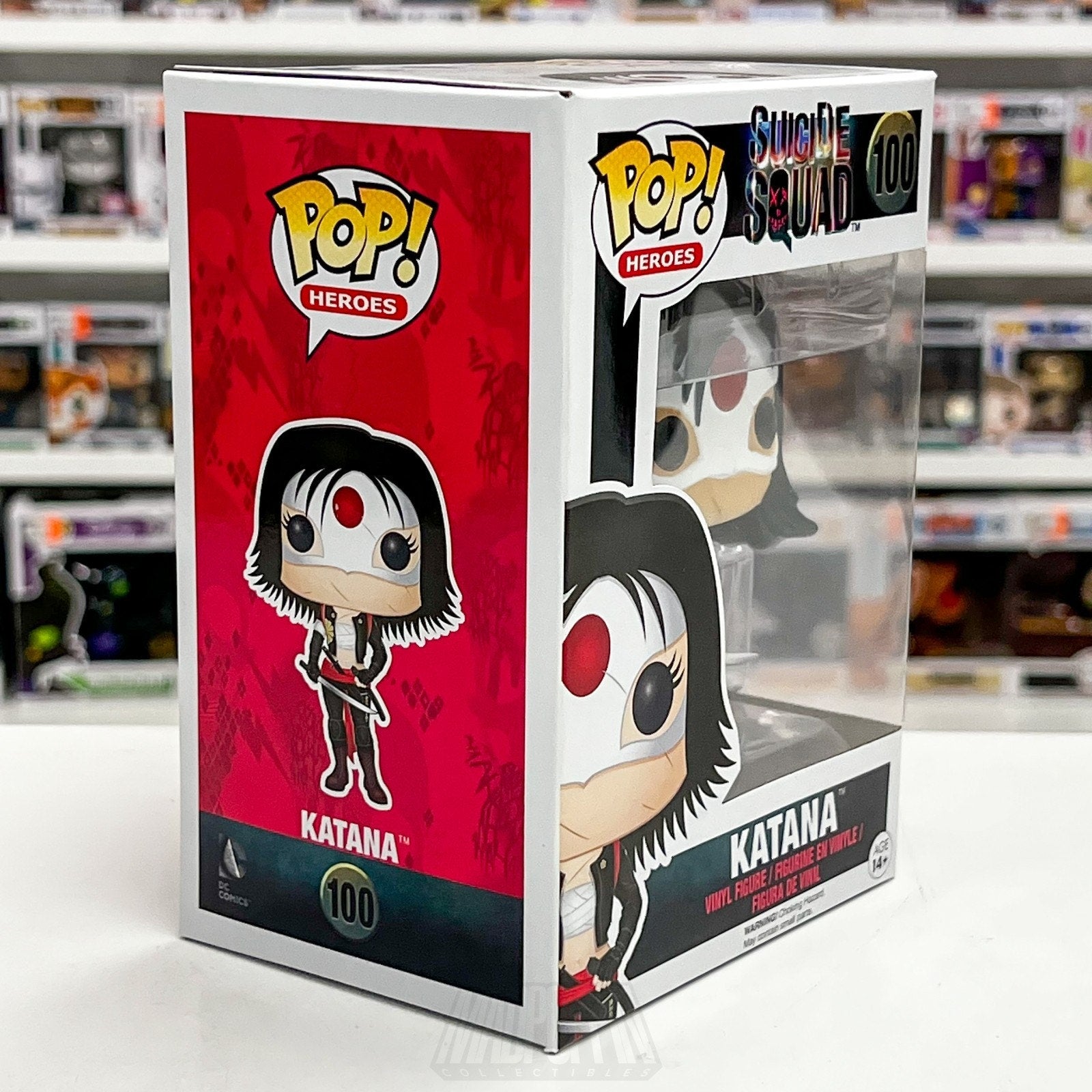 Funko Pop DC Super Heroes Suicide Squad Katana 100 Samurai Movie Vinyl Figure