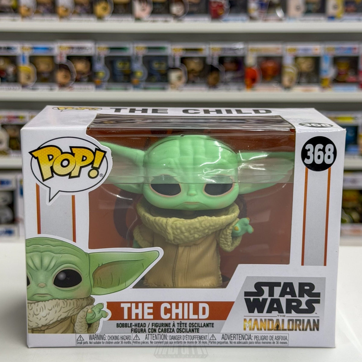 Funko Pop Star Wars Mandalorian The Child Grogu 368 Baby Yoda Toy Vinyl Figure