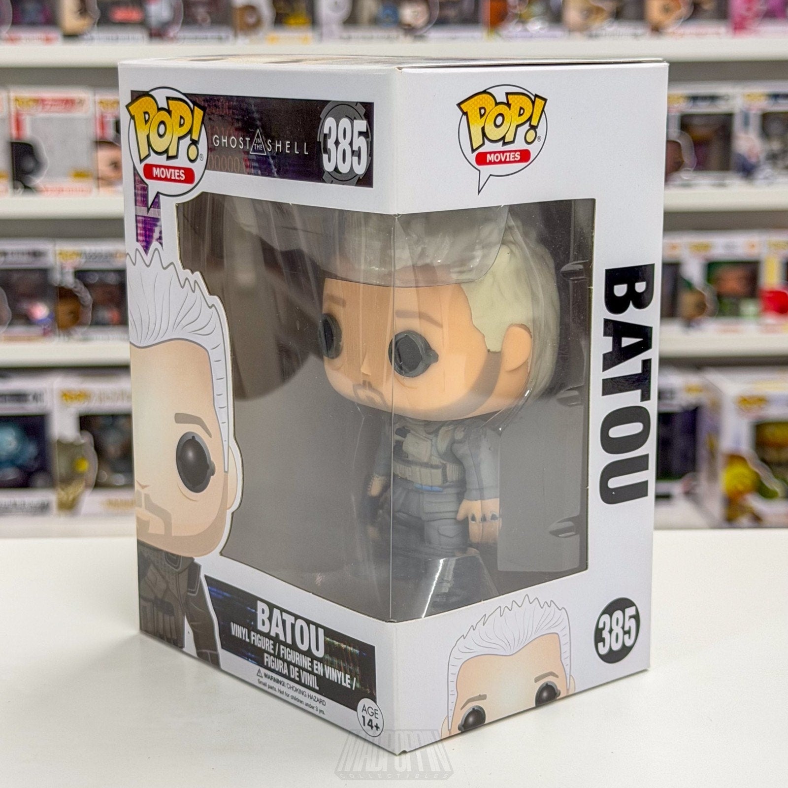 Funko Pop Movies Ghost in the Shell Batou 385 Cyberpunk Action Toy Vinyl Figure