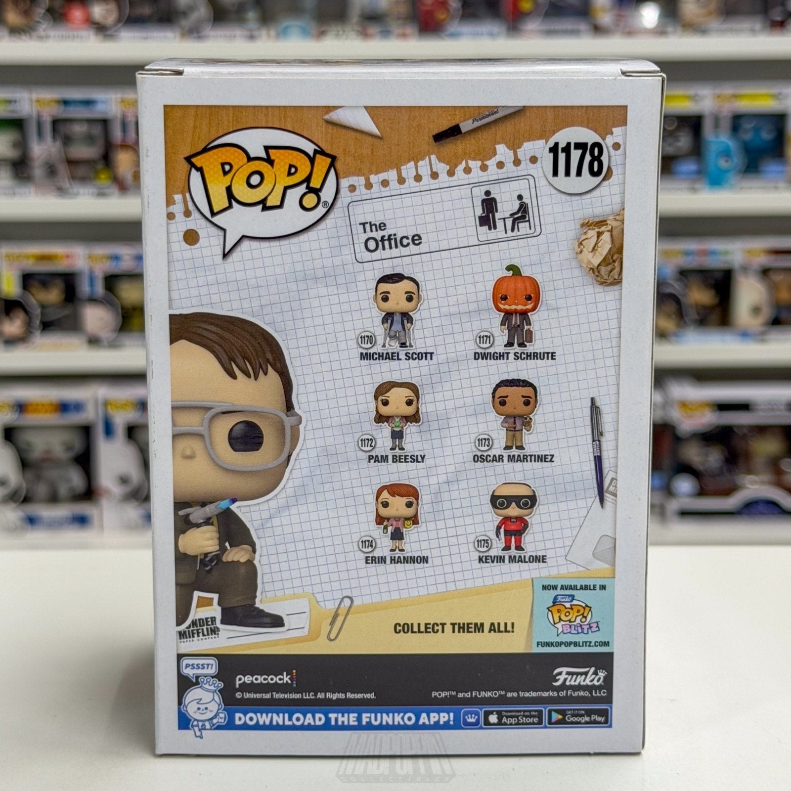 Funko Pop TV The Office Dwight Schrute Blow Torch Target 1178 Toy Vinyl Figure