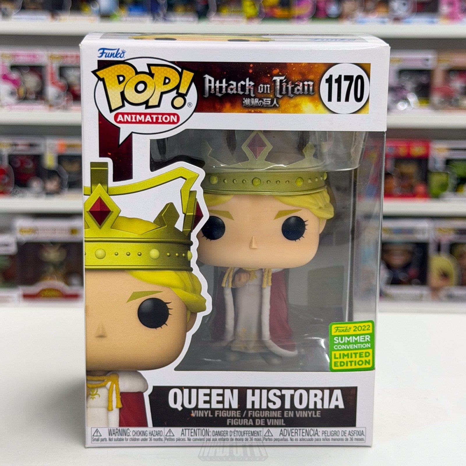 Funko Pop Anime Attack on Titan Queen Historia FYE 1170 Japan Manga Vinyl Figure