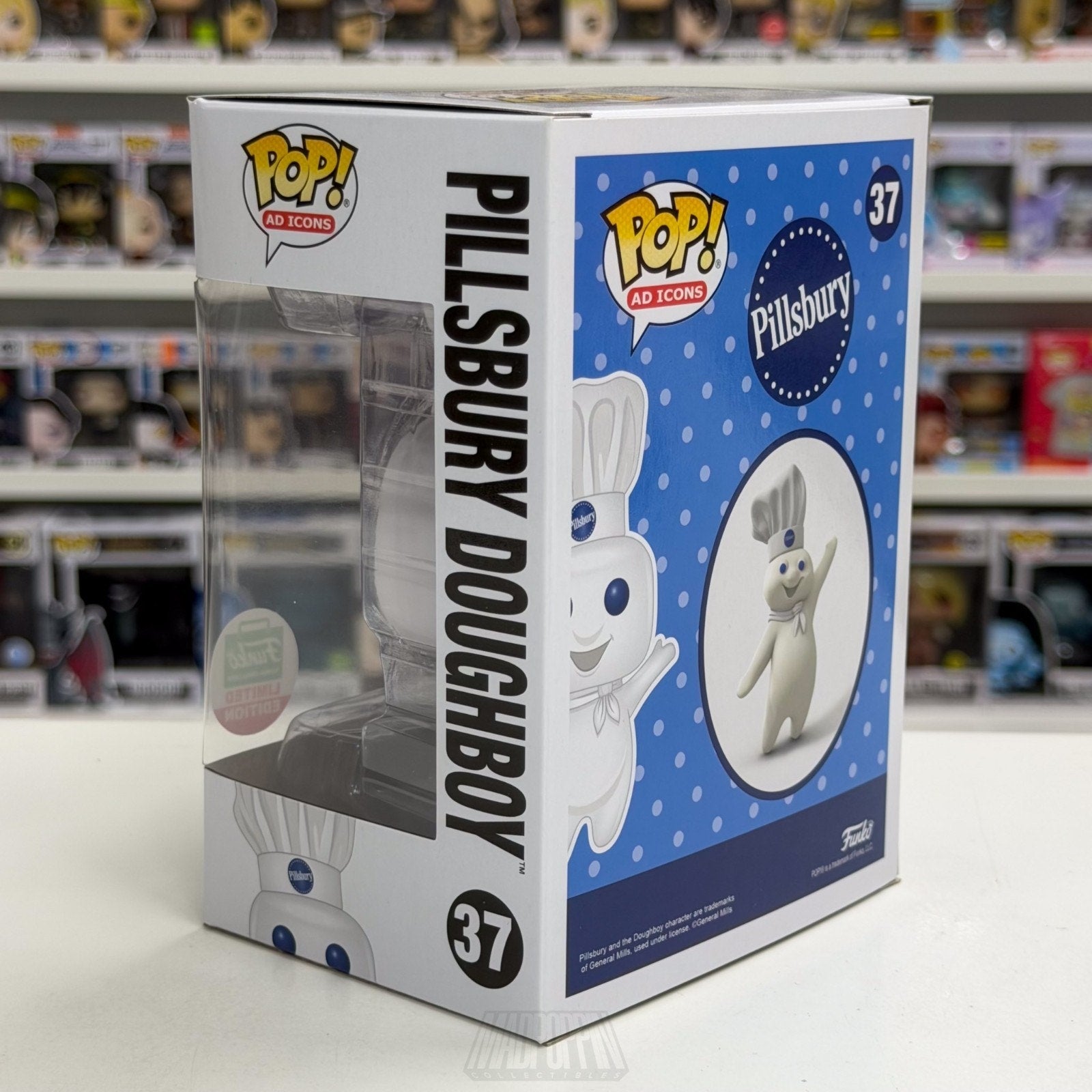 Funko Pop Ad Icons Pillsbury Doughboy Exclusive 37 Mascot Cookies Vinyl Figure