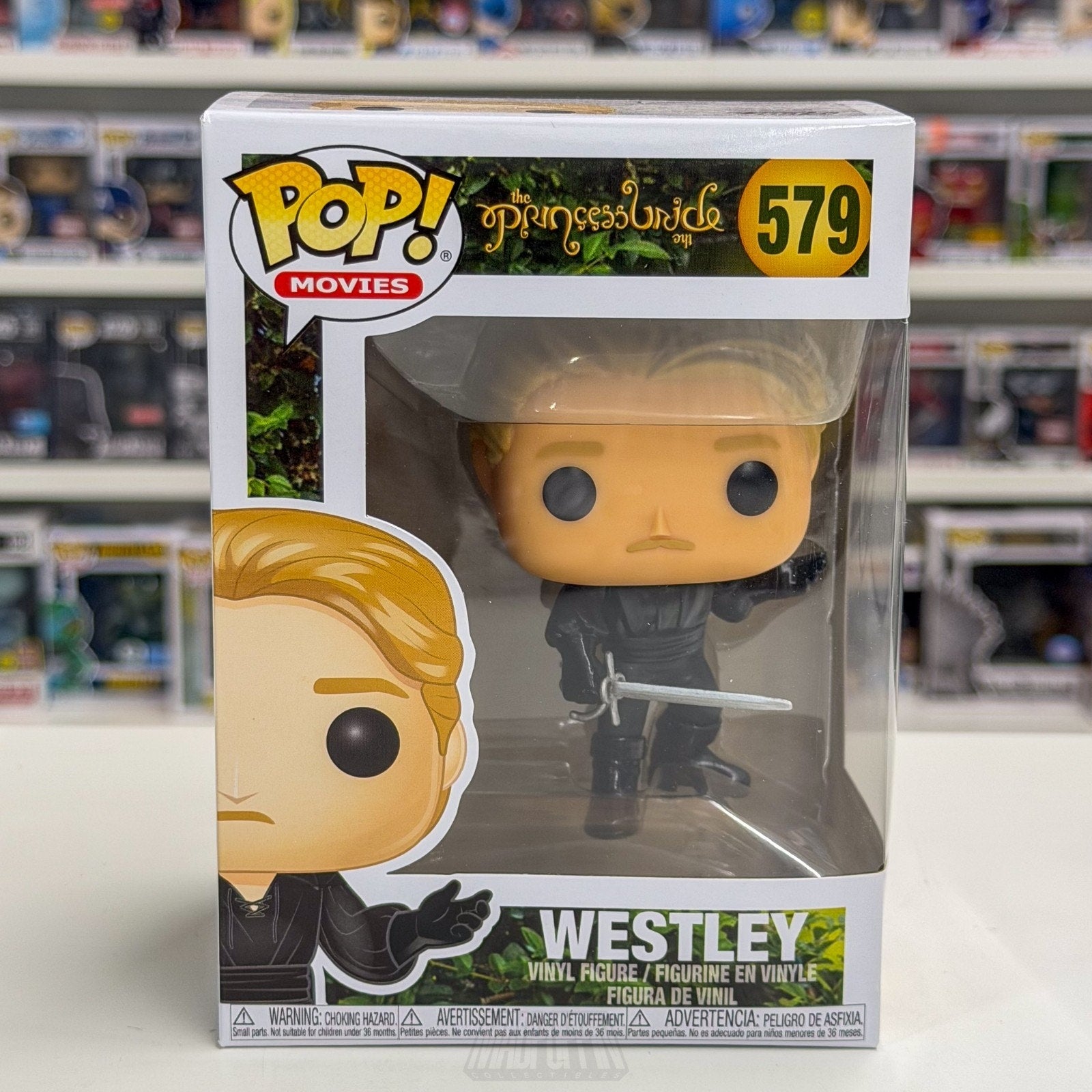 Funko Pop Movies Princess Bride Westley 579 Sword Farmboy Pirate Toy Figure