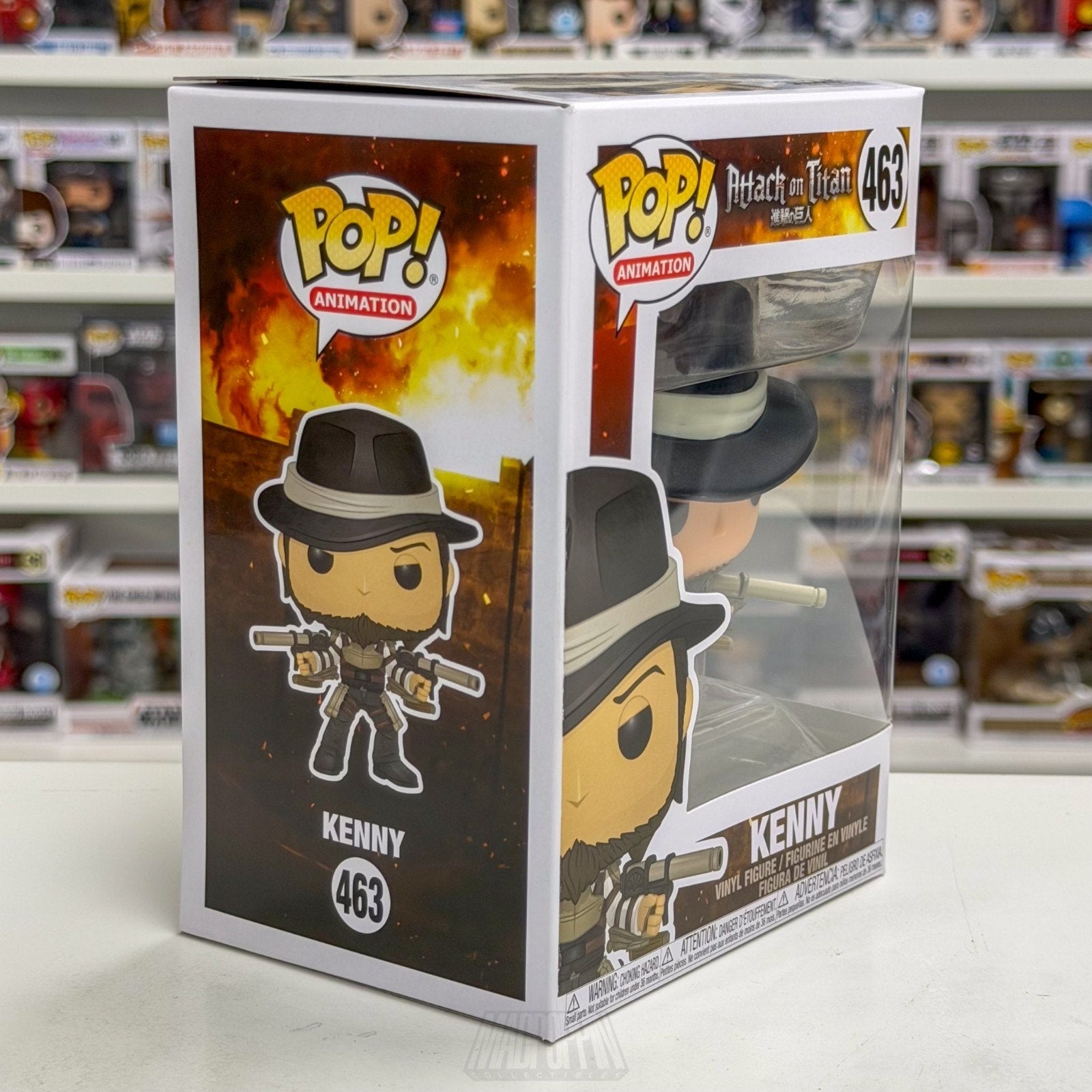 Funko Pop Anime Attack on Titan Kenny Ackerman 463 Japanese Manga Vinyl Figure