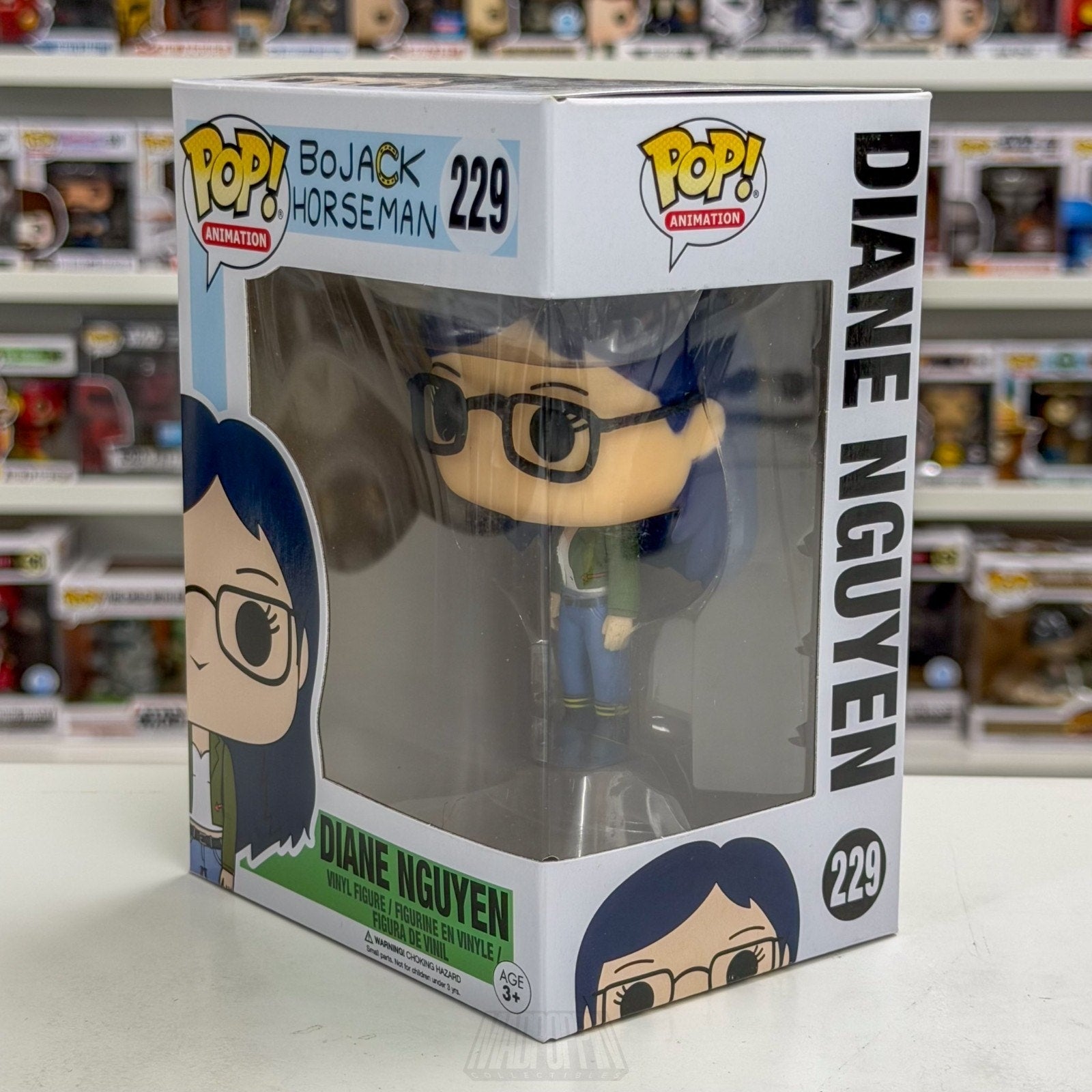 Funko Pop Animation Bojack Horseman Diane Nguyen 229 Netflix Toy Vinyl Figure