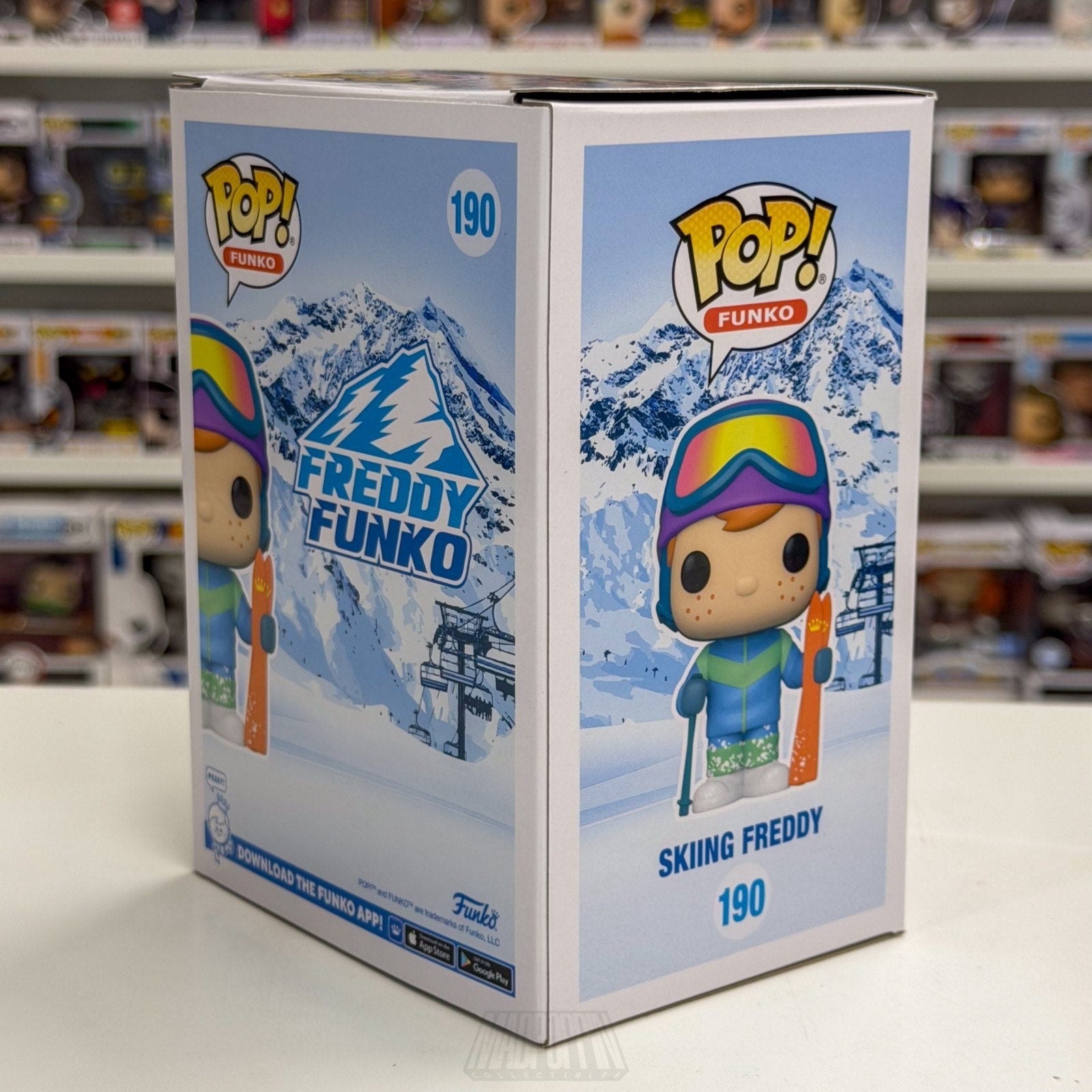 Funko Pop Skiing Freddy Funko.com Exclusive 190 Snow Winter Toy Vinyl Figure