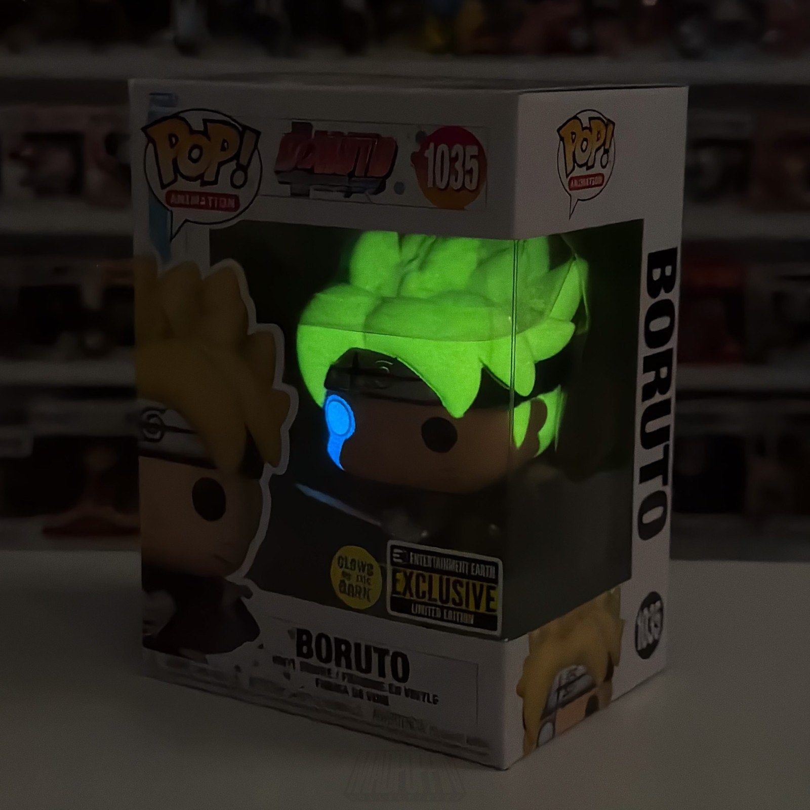 Funko Pop Anime Boruto Naruto Next Gen Glow Entertainment Earth 1035 Toy Figure