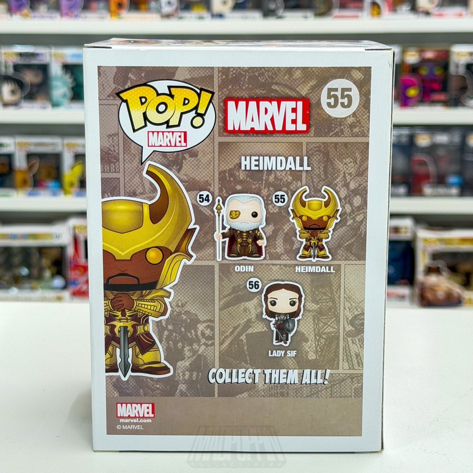 Funko Pop Marvel MCU Heimdall 55 Bifrost Asgardian Gatekeeper Toy Vinyl Figure