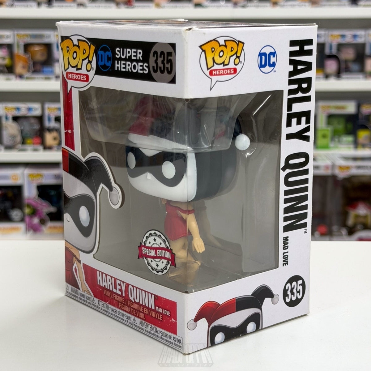 Funko Pop DC Super Heroes Harley Quinn Mad Love Special Edition 335 Vinyl Figure