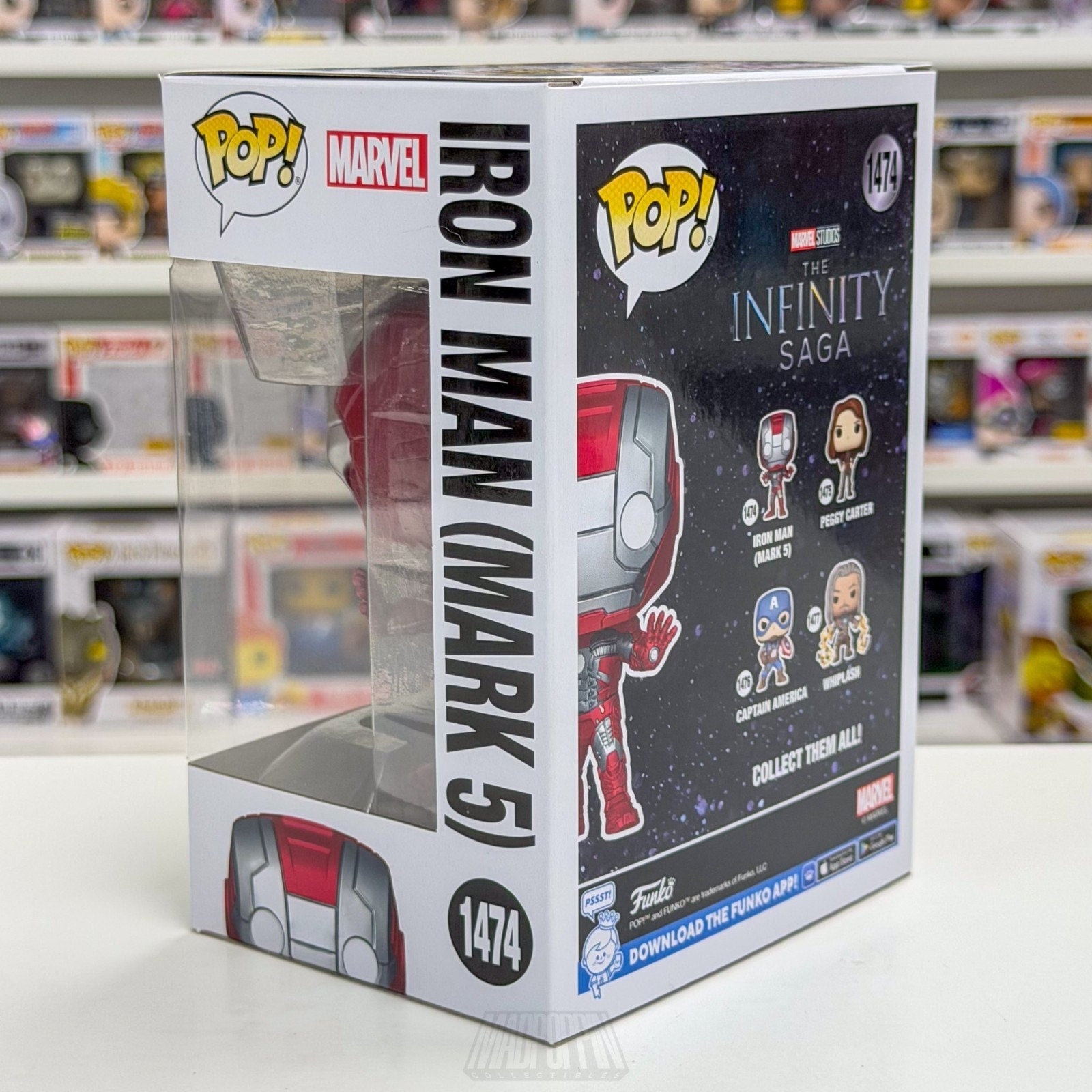 Funko Pop Marvel Studios The Infinity Saga Iron Man Mark 5 1474 Toy Vinyl Figure