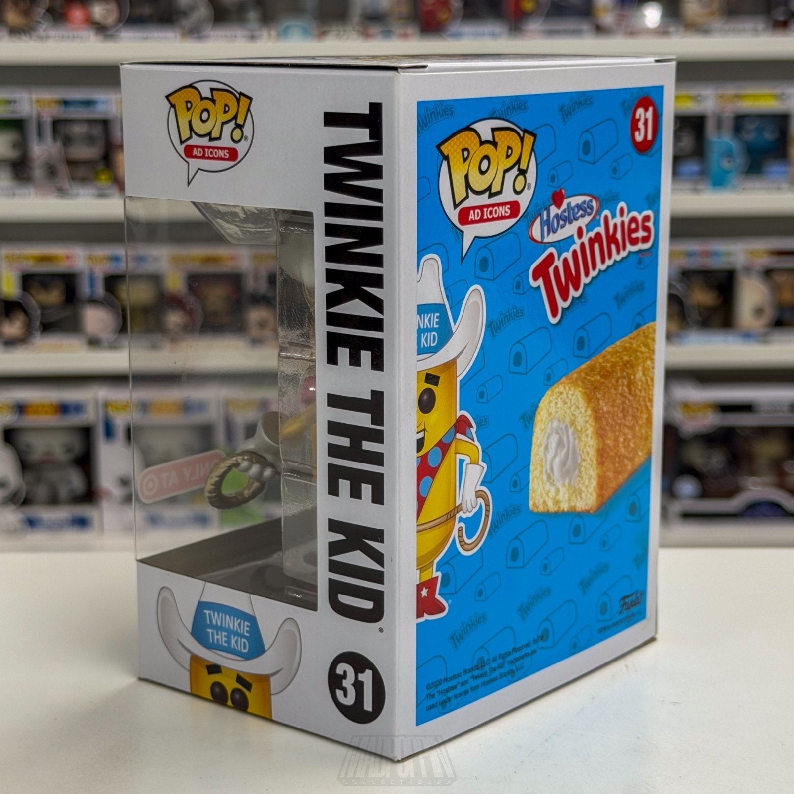 Funko Pop Ad Icons Twinkie the Kid Metallic Target 31 Snack Mascot Vinyl Figure