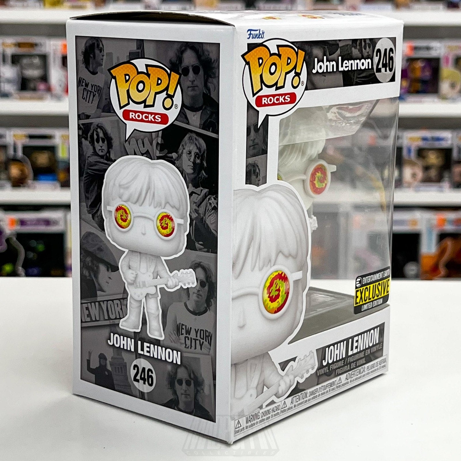 Funko Pop Rocks John Lennon Psychedelic Shades Entertainment Earth 246 Figure