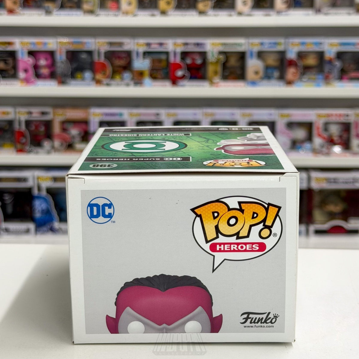 Funko Pop DC Heroes White Lantern Sinestro Virtual FunKon 398 Toy Vinyl Figure