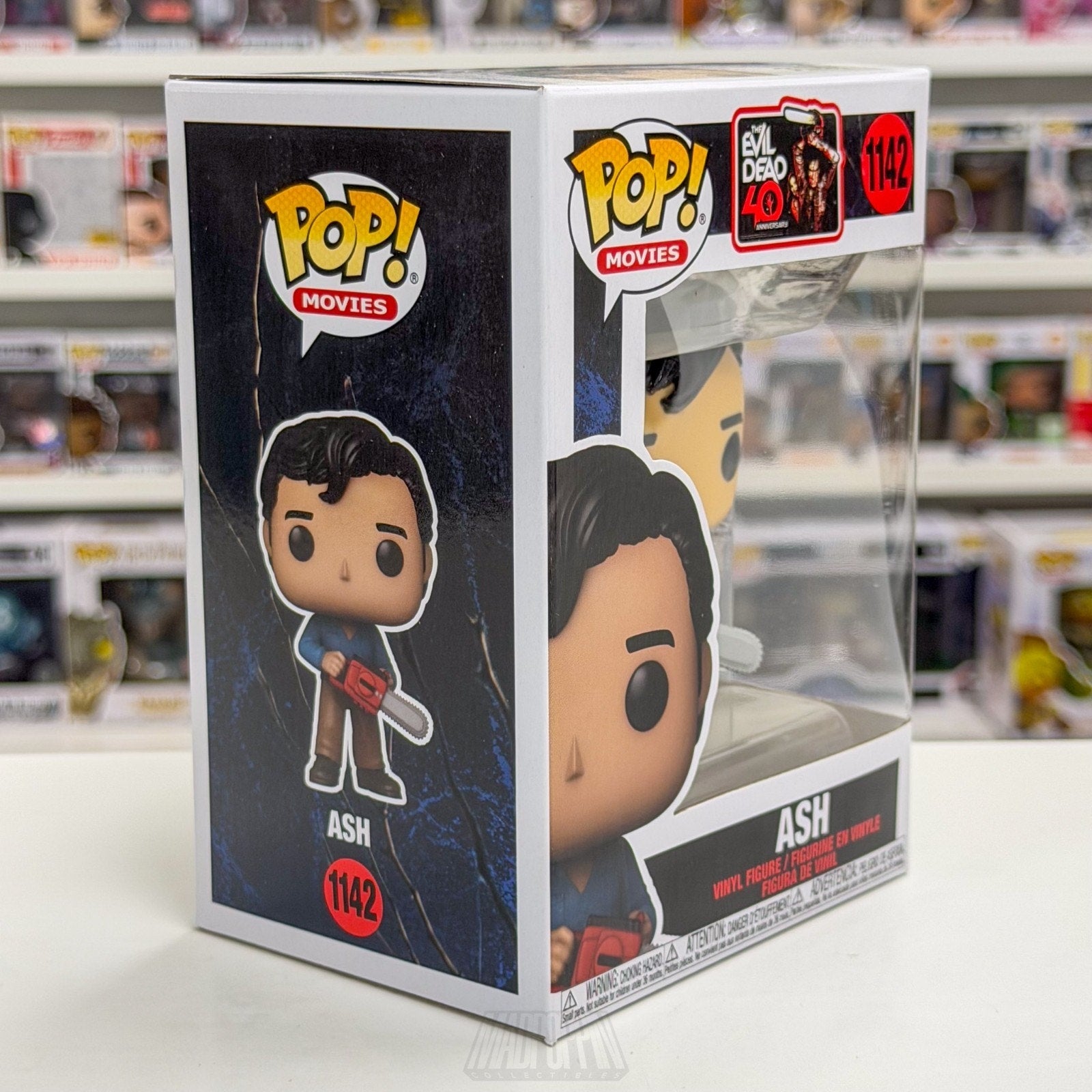 Funko Pop Movies Evil Dead Ash Williams w/Chainsaw 1142 Horror Toy Vinyl Figure