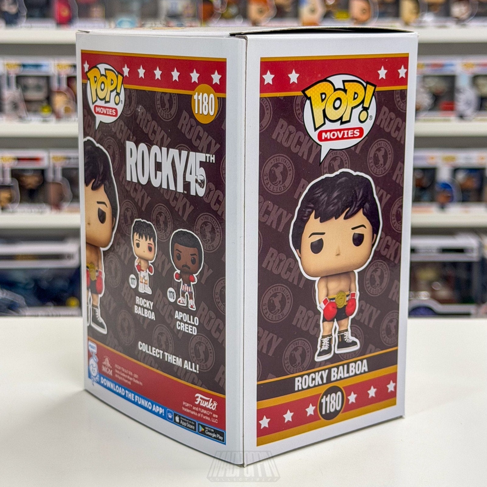 Funko Pop Movies Rocky Balboa Belt Champ Specialty Series 1180 Toy Vinyl Figure