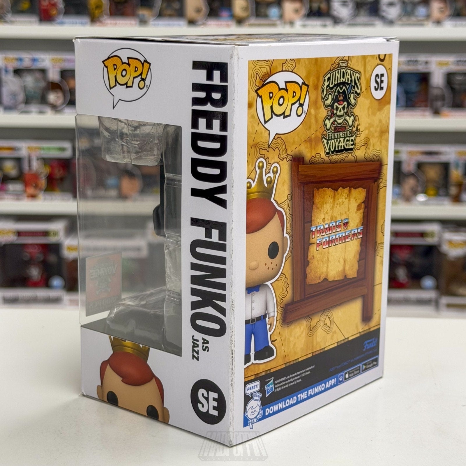 Funko Pop Fundays Funtastic Voyage Freddy as Jazz SE Transformers Vinyl Figure