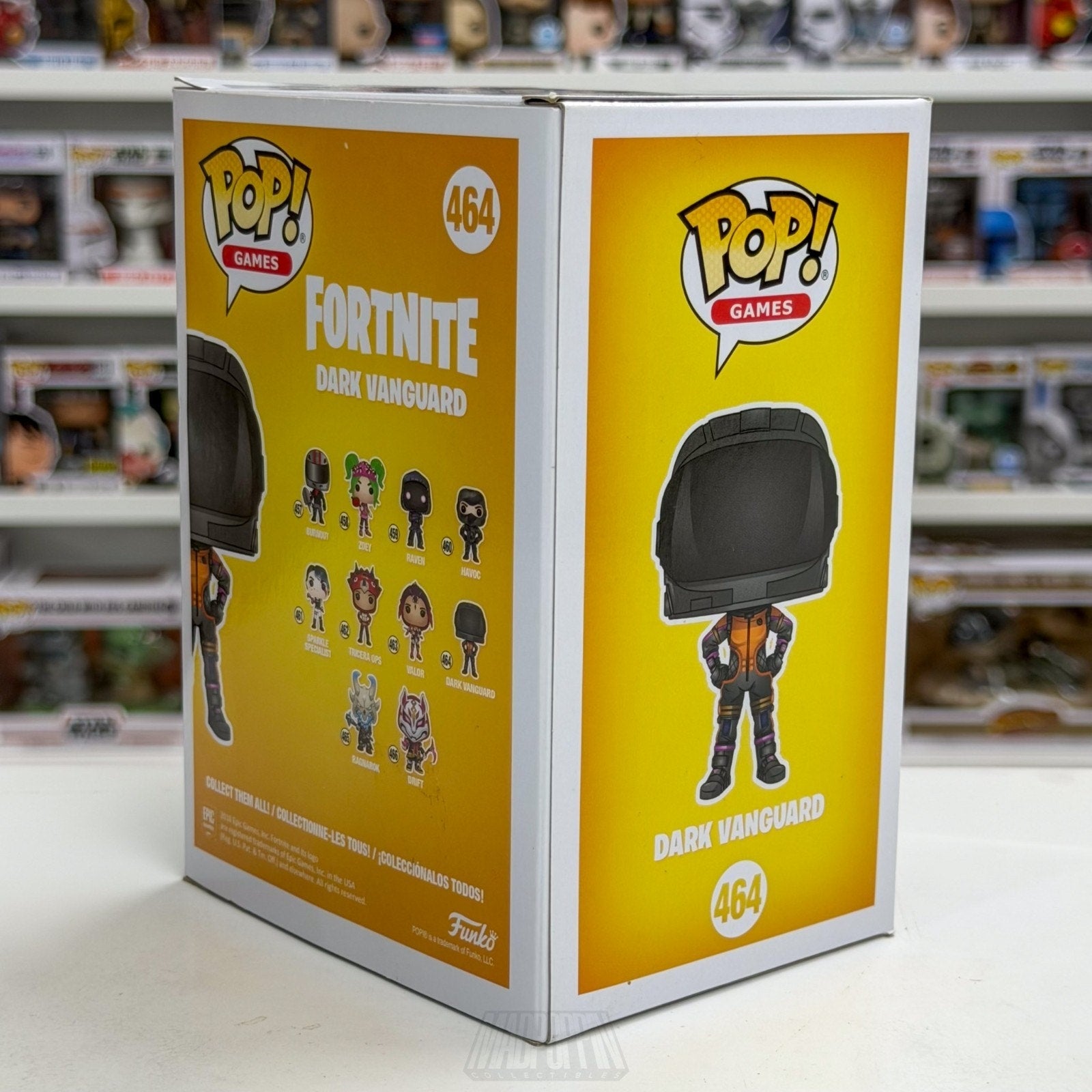 Funko Pop Games Fortnite Dark Vanguard Glow 464 Survival Battle Royale Figure