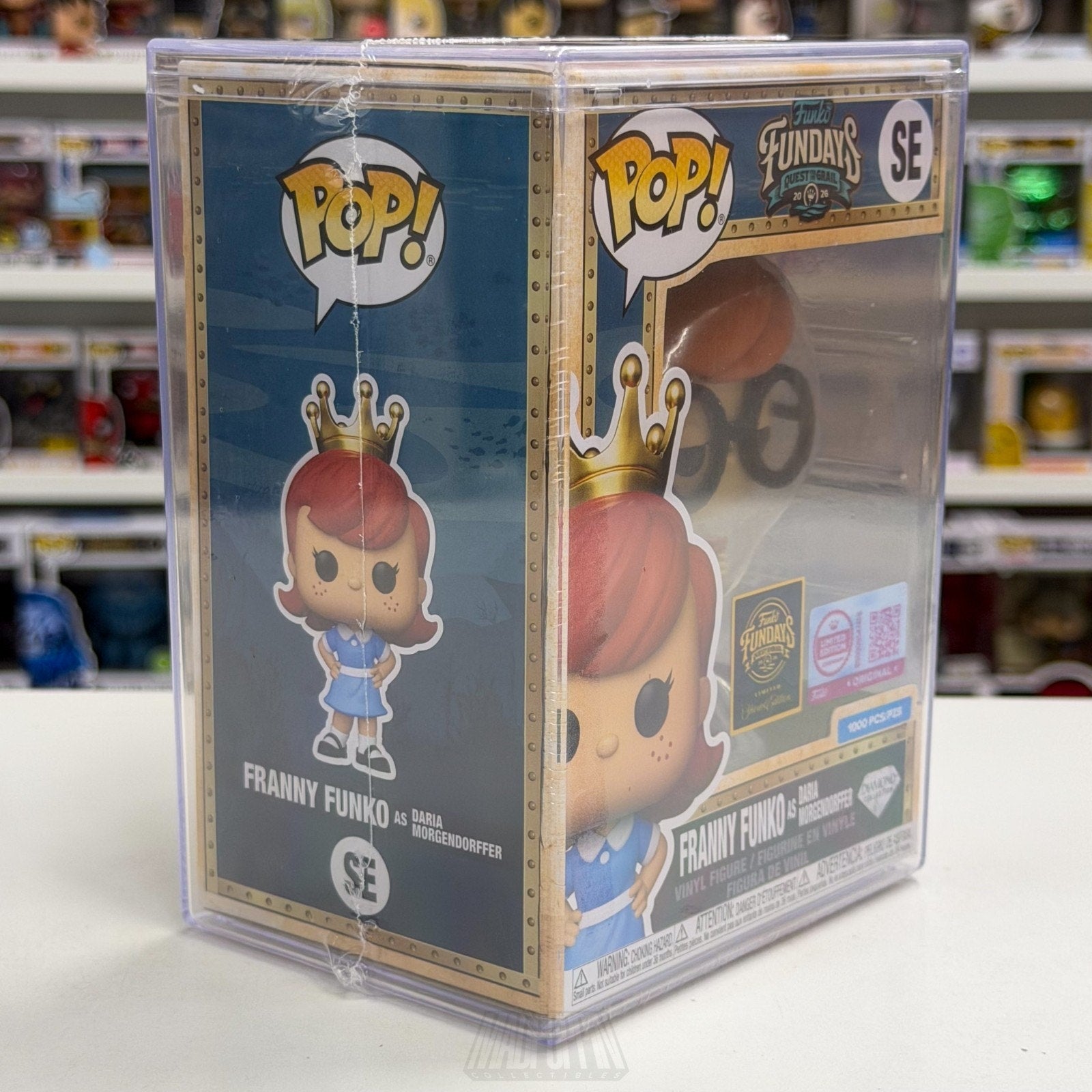 Funko Pop Fundays Franny as Daria Morgendorffer Diamond SE SDCC 2026 CON STICKER