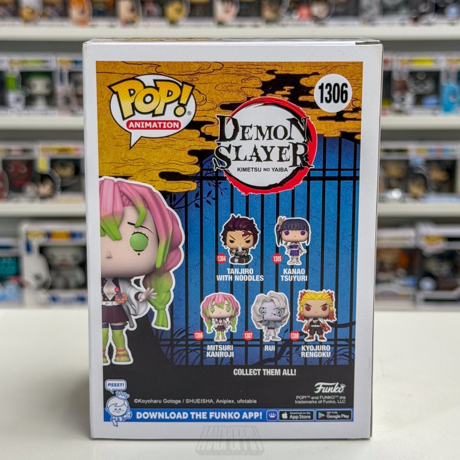 Funko Pop Anime Demon Slayer Mitsuri Kanroji 1306 Japanese Manga Vinyl Figure