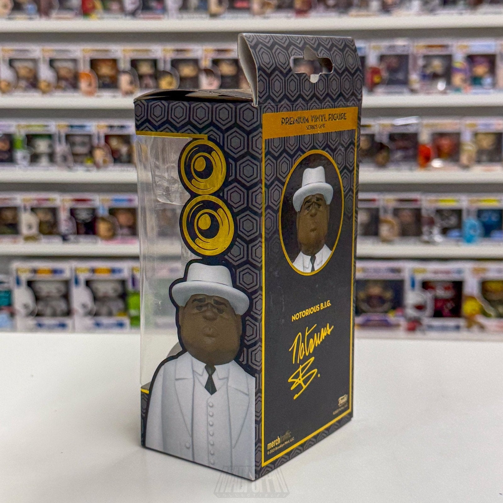 Funko Gold Notorious B.I.G. Biggie Smalls Suit Music Rap Hip Hop Vinyl Figure