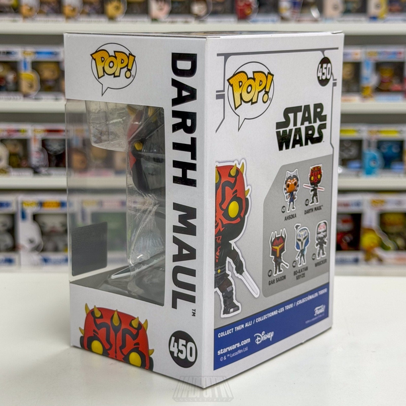 Funko Pop Star Wars Darth Maul Darksaber Chalice Collectibles 450 Vinyl Figure