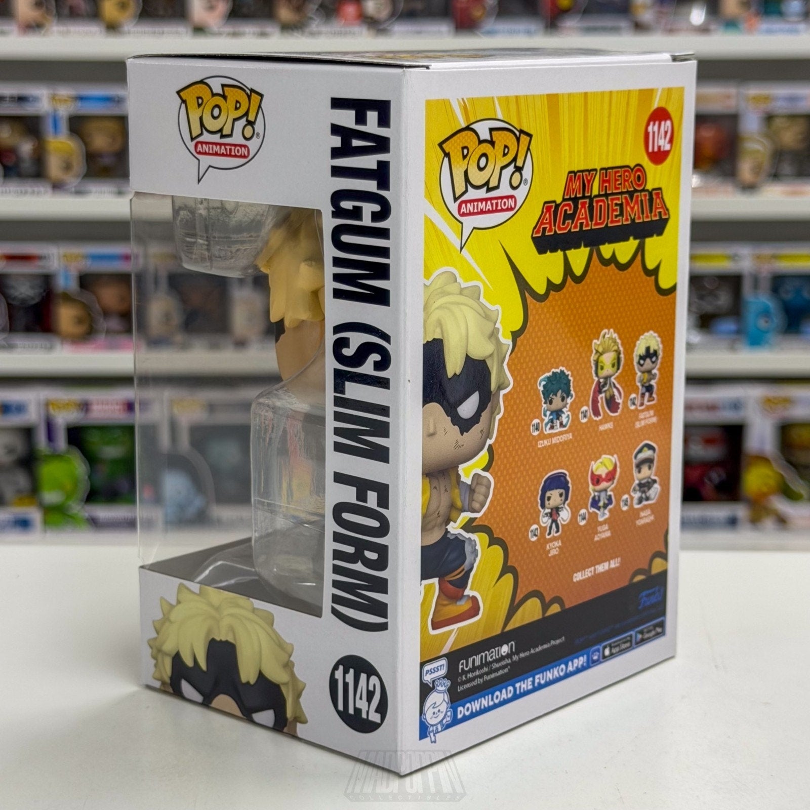 Funko Pop Anime My Hero Academia Fatgum Slim Form 1142 Japan Manga Vinyl Figure