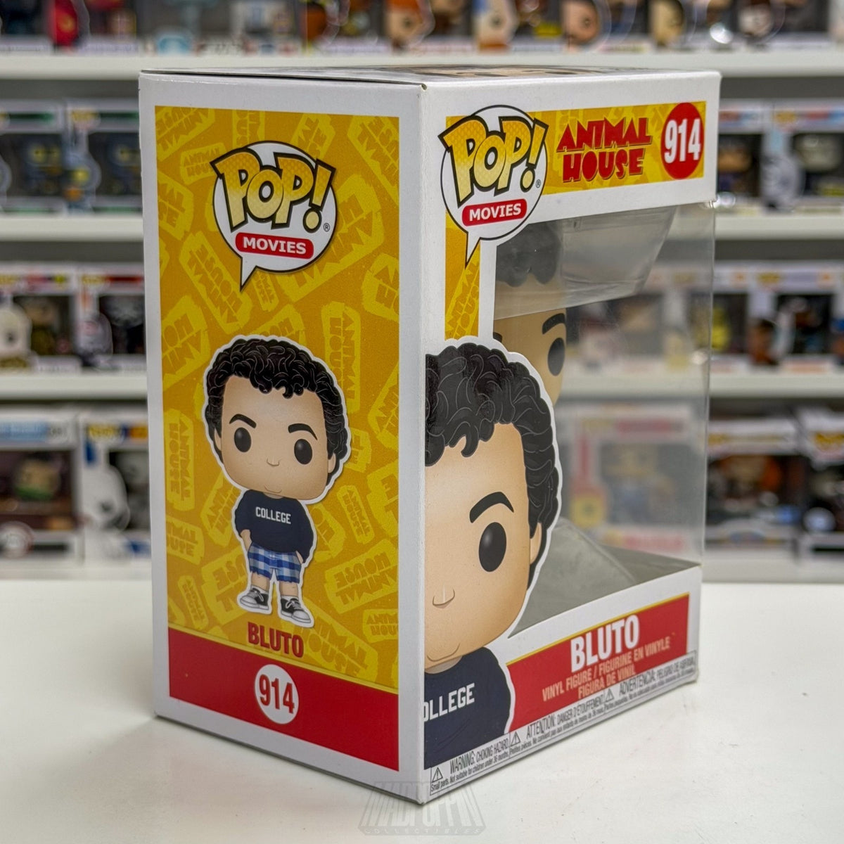 Funko Pop Movies National Lampoons Animal House Bluto 914 Comedy Vinyl Figure