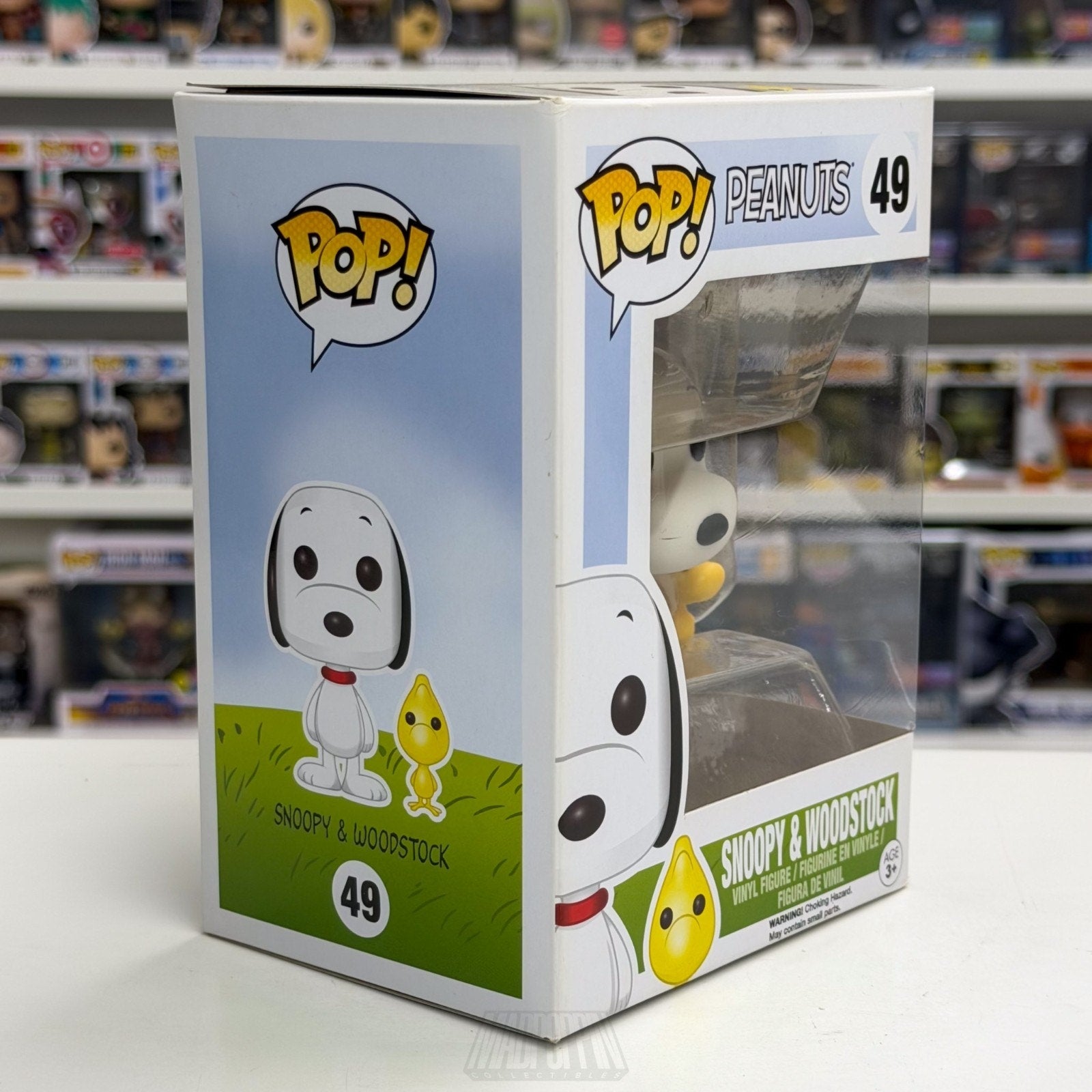 Funko Pop Peanuts Snoopy & Woodstock 49 Cartoon Comic Beagle Dog Vinyl Figure